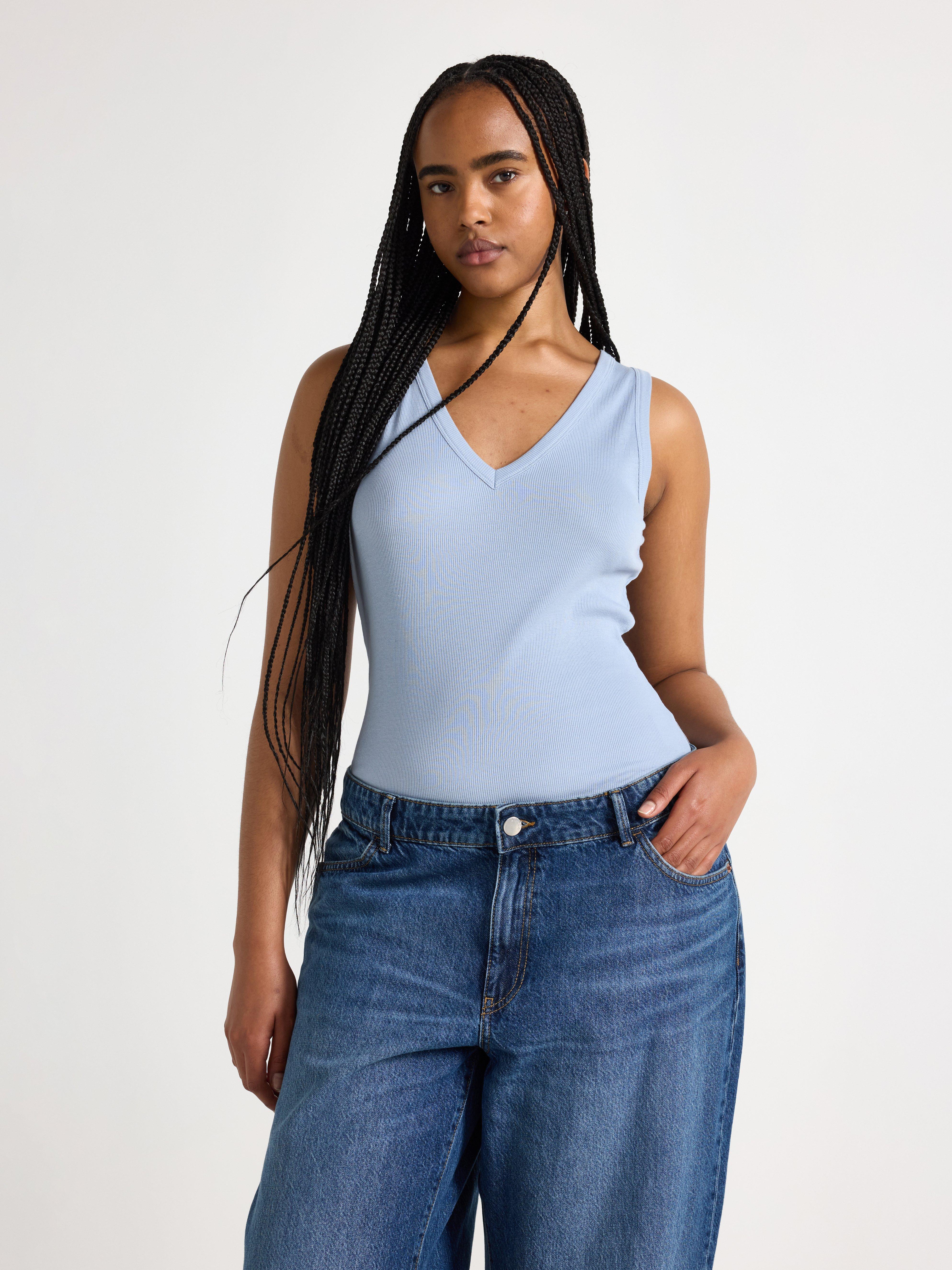Tanktop - Dame - Blå