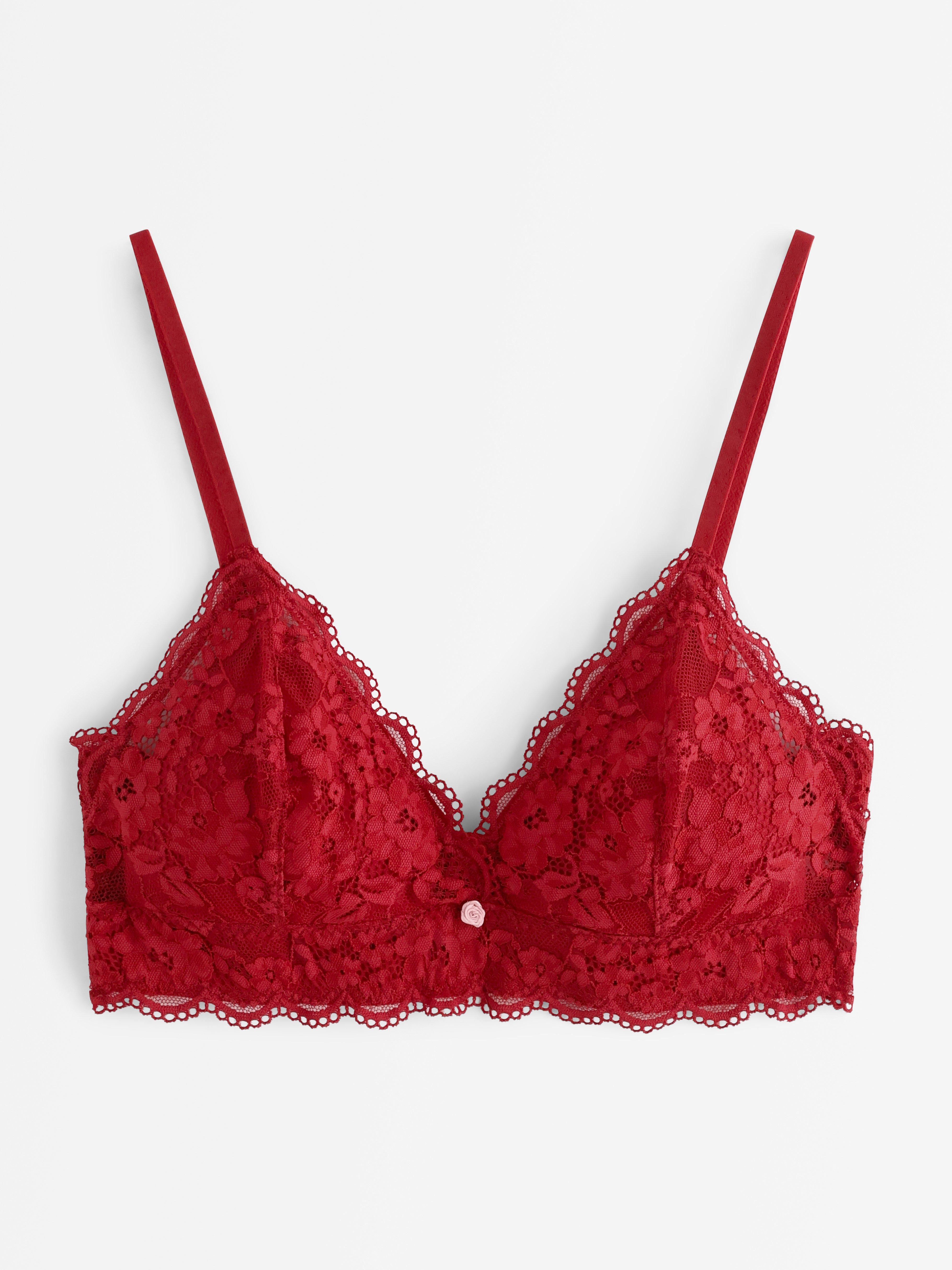 Bralette -  - Red