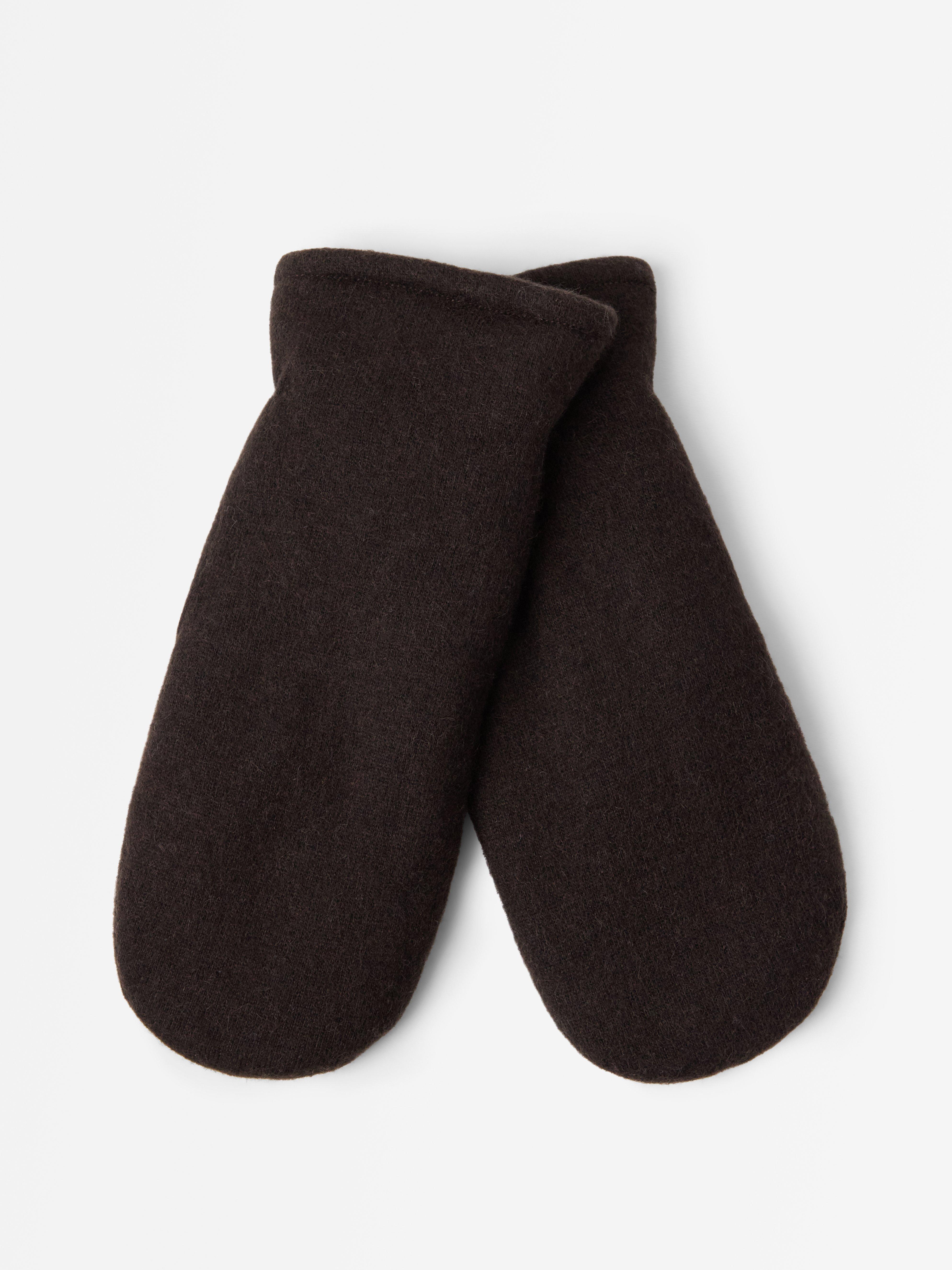 Mittens - Womens Wear - Brown