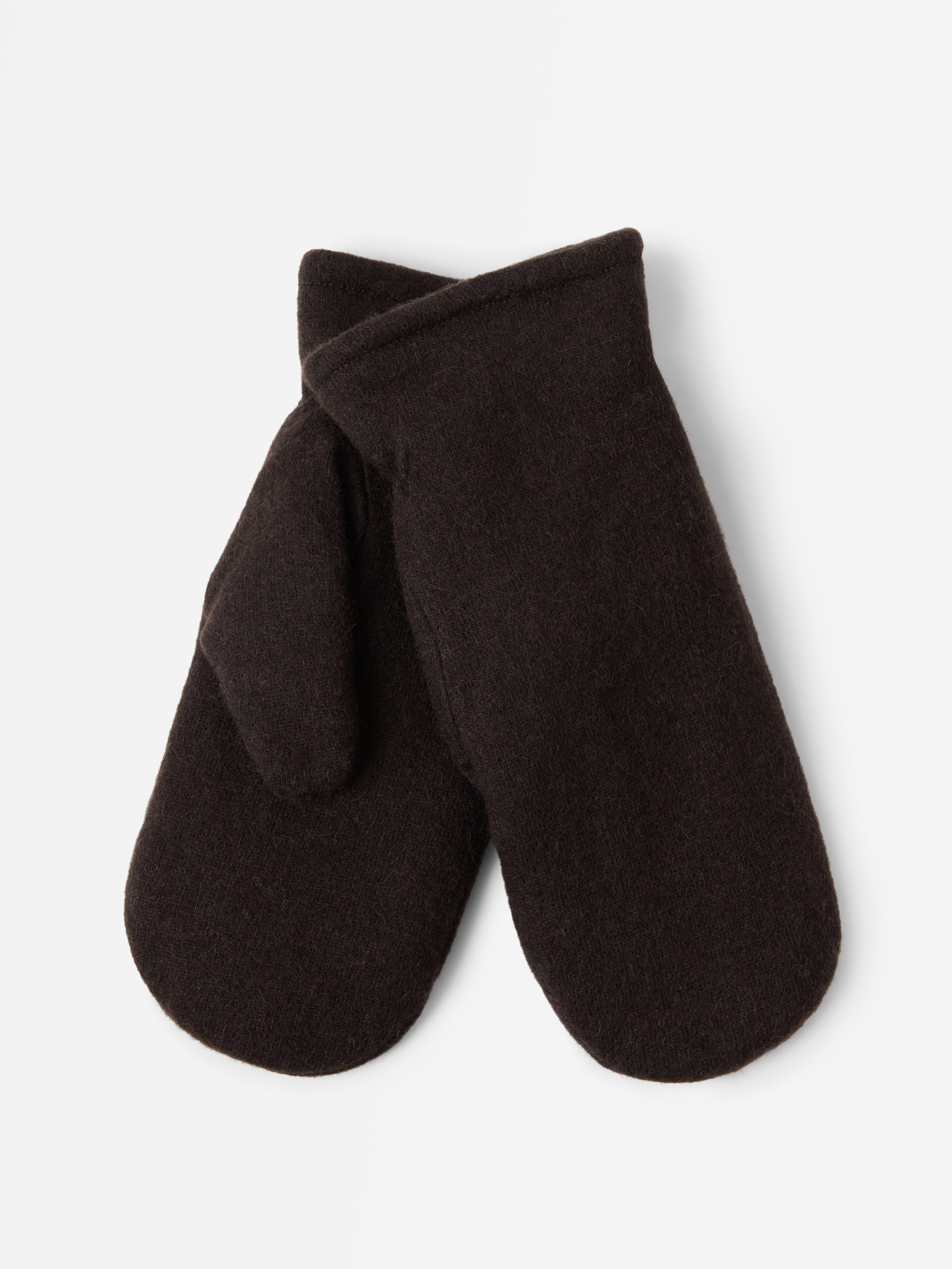 Mittens - Womens Wear - Brown