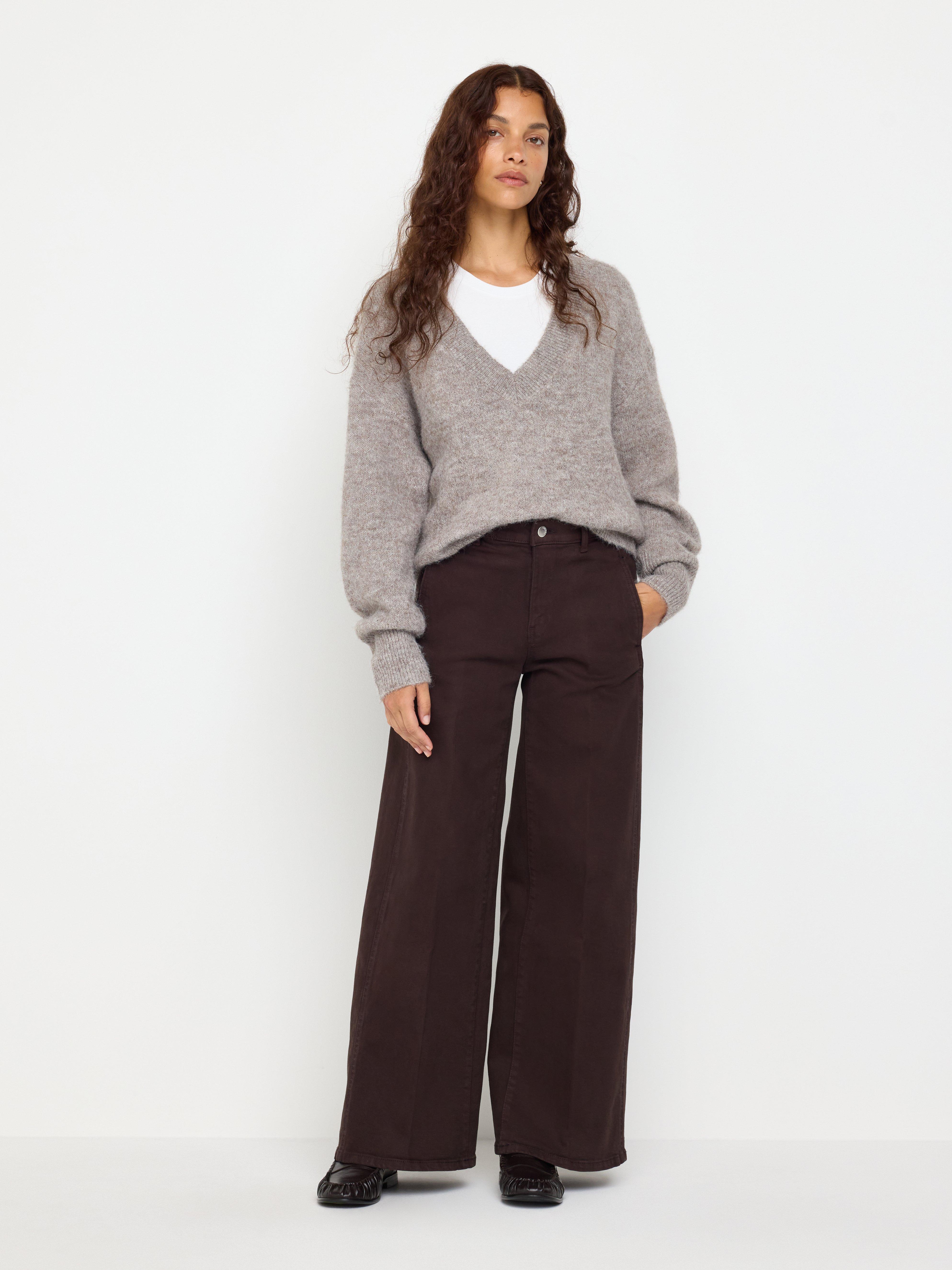 Jeans - Womens Wear - Brown