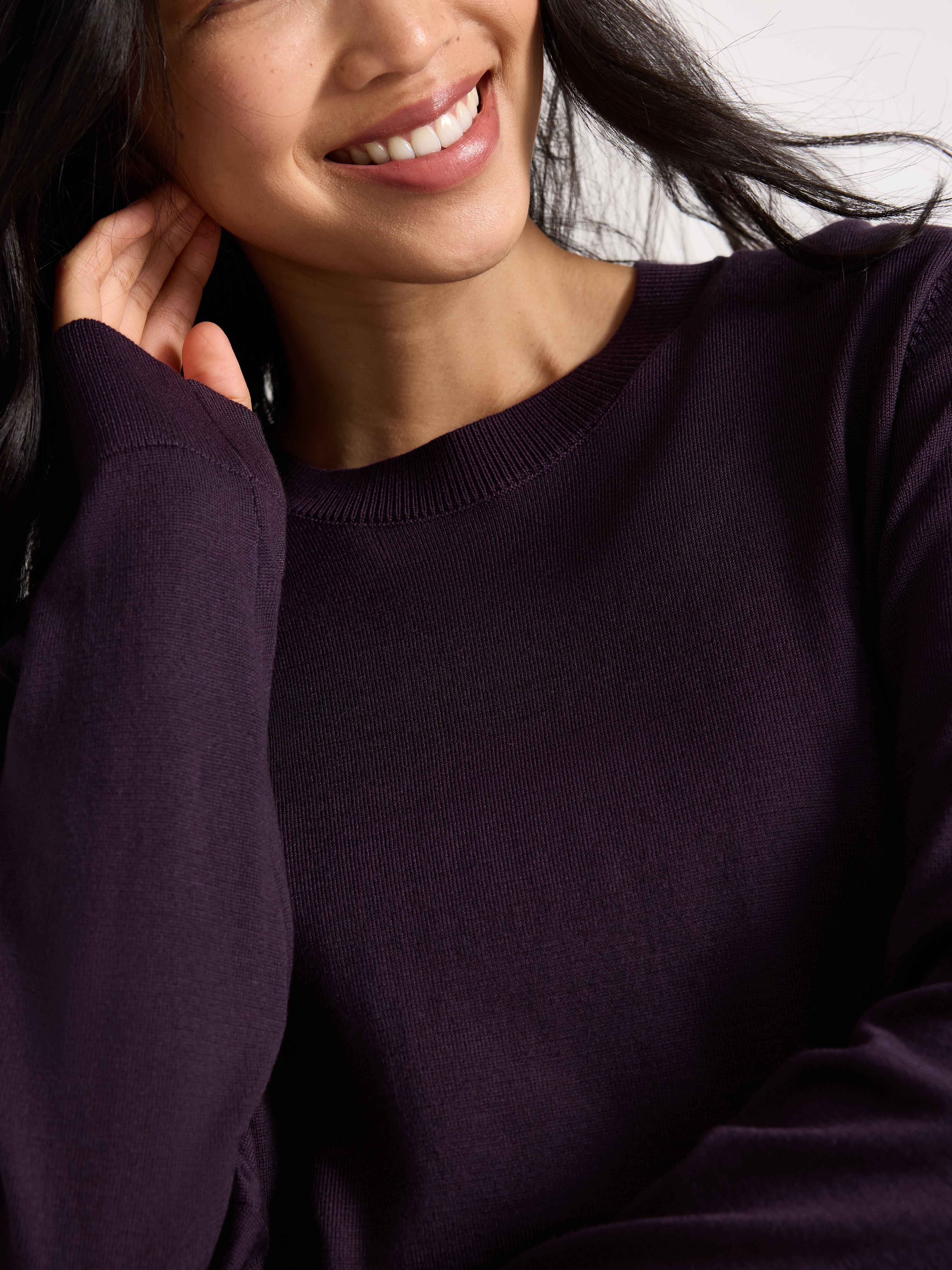 Sweater - Dame - Lilla