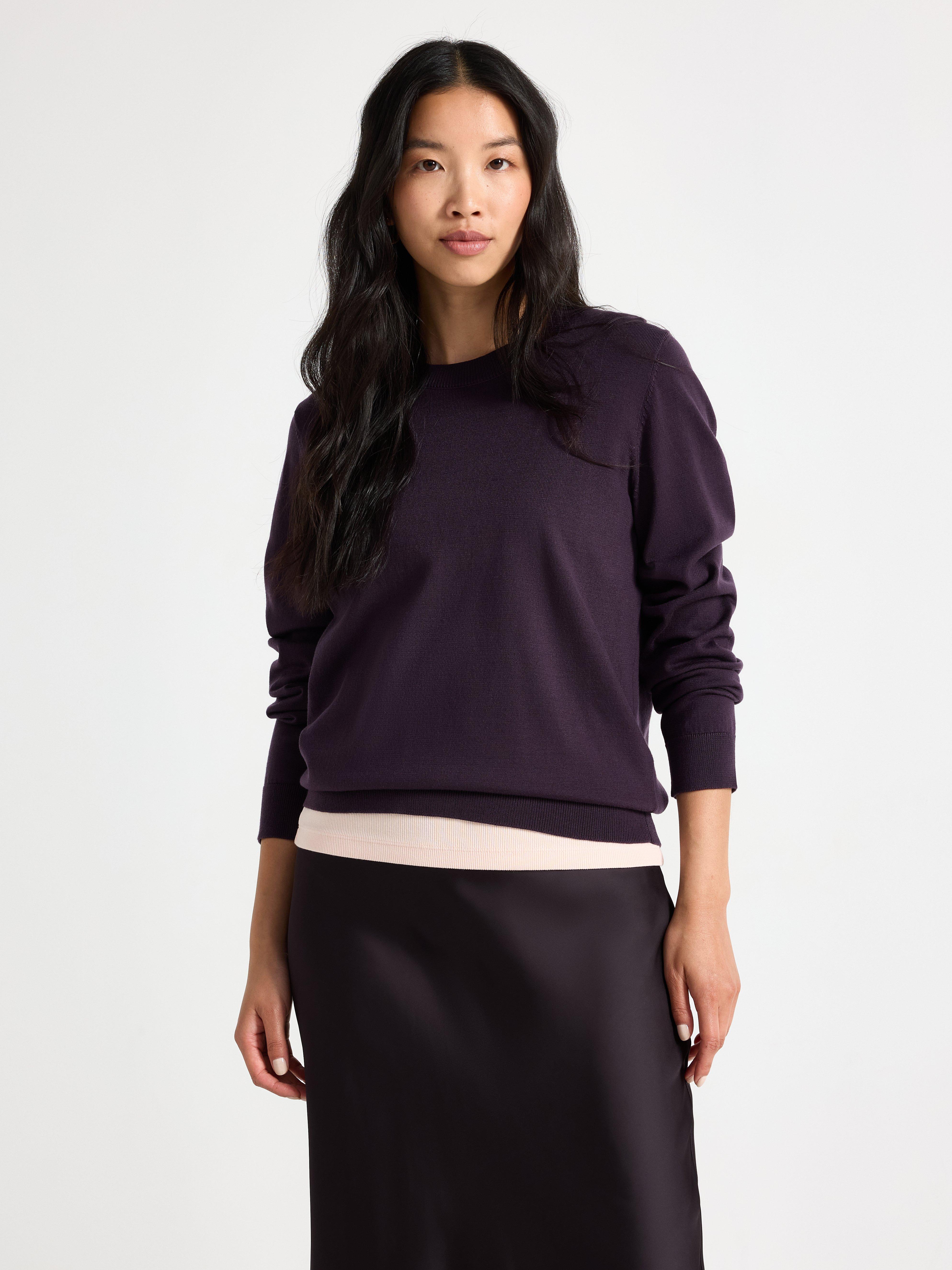 Sweater - Dame - Lilla
