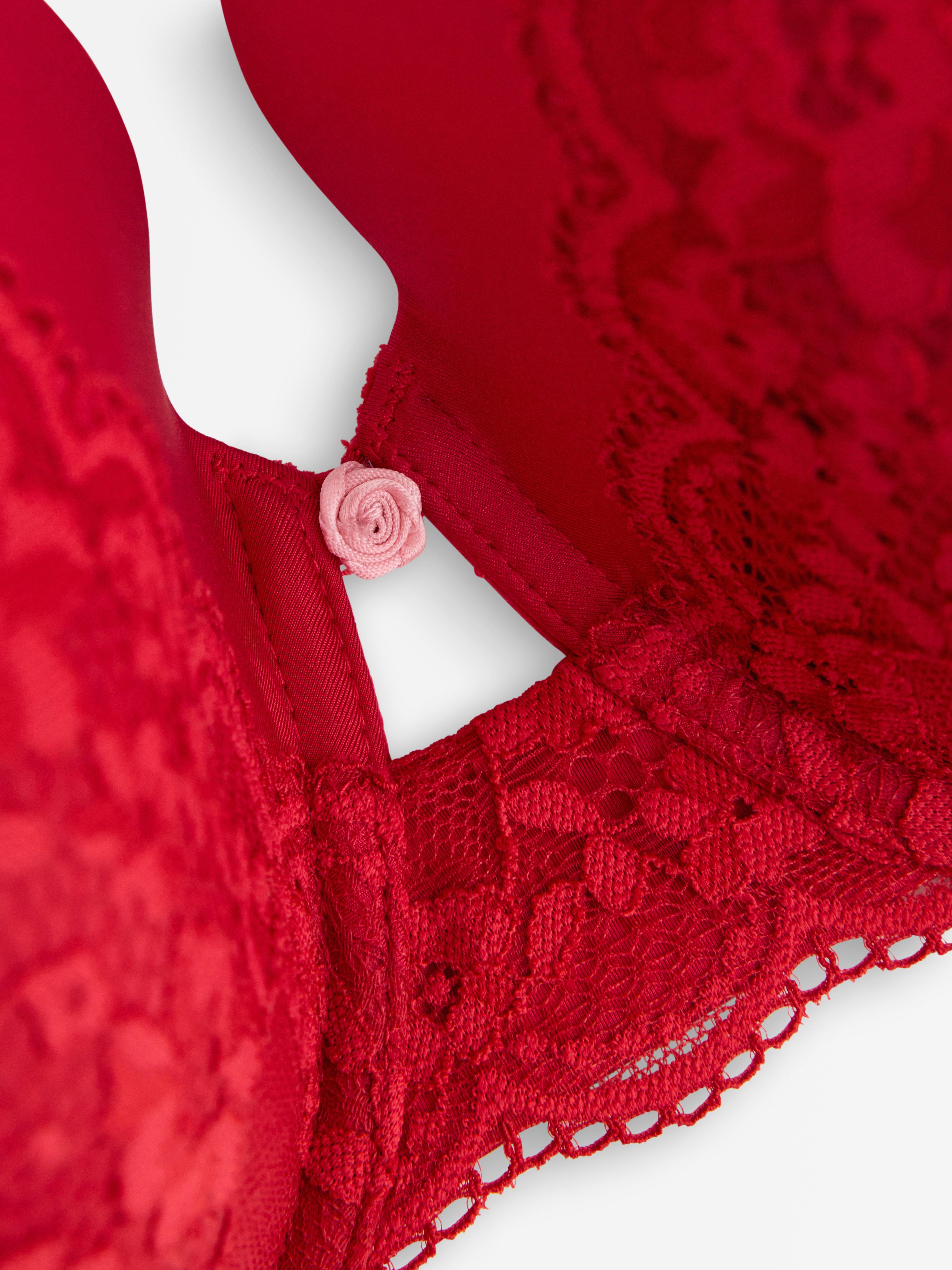 Dahlia T-shirt Bra - Lingerie - Red