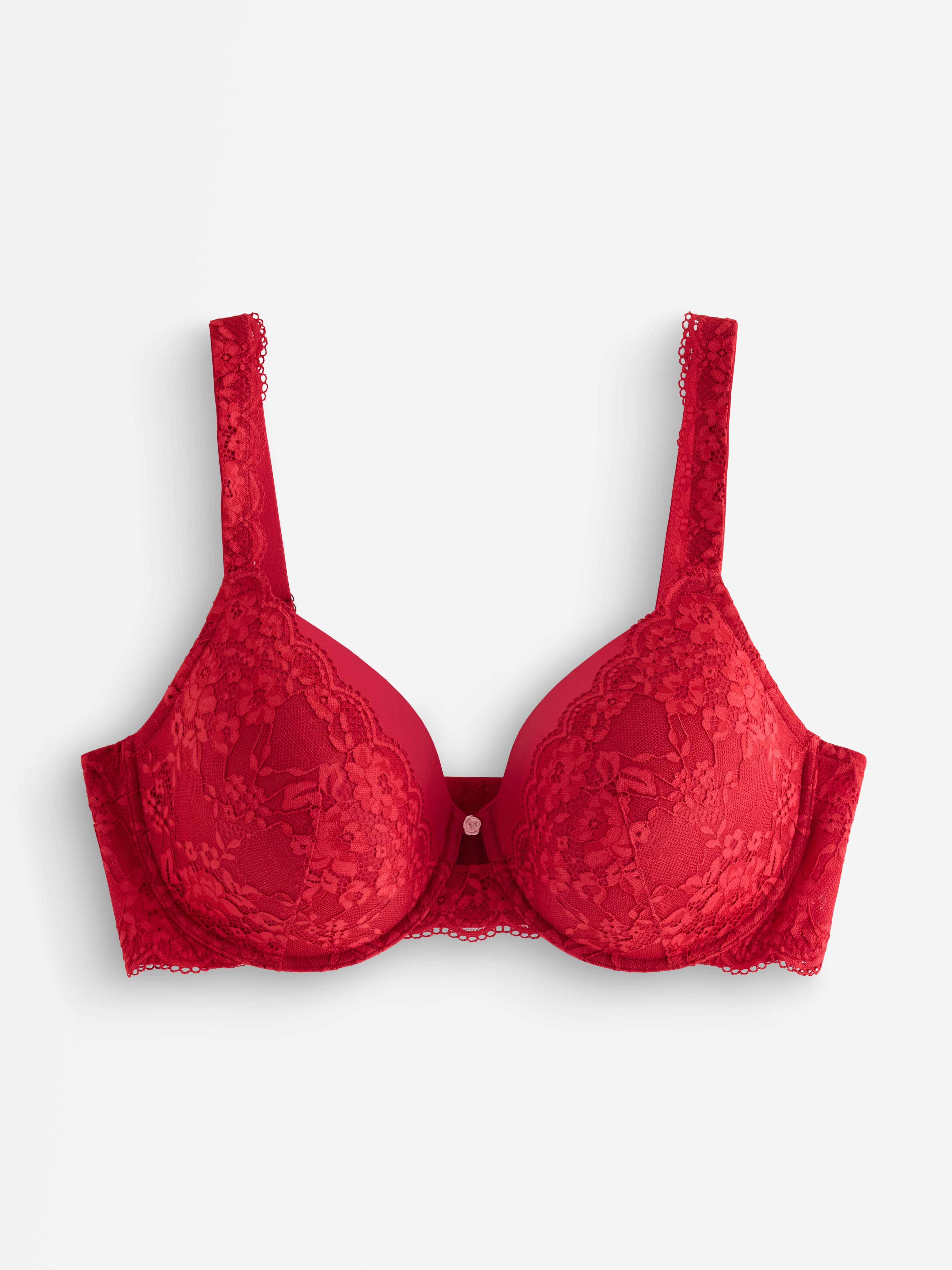 Dahlia T-shirt Bra - Lingerie - Red