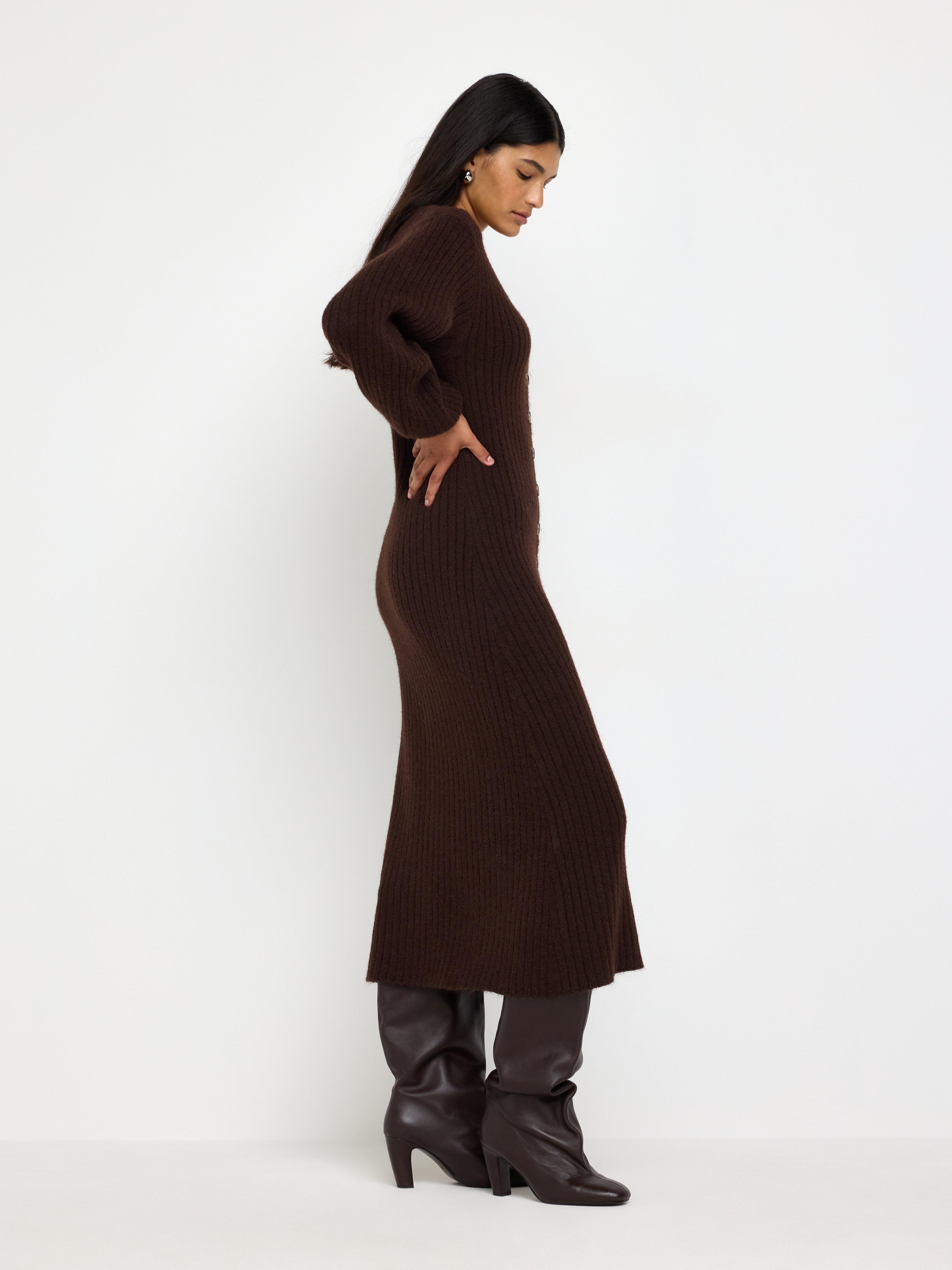 Dress - Womens Wear - Brown