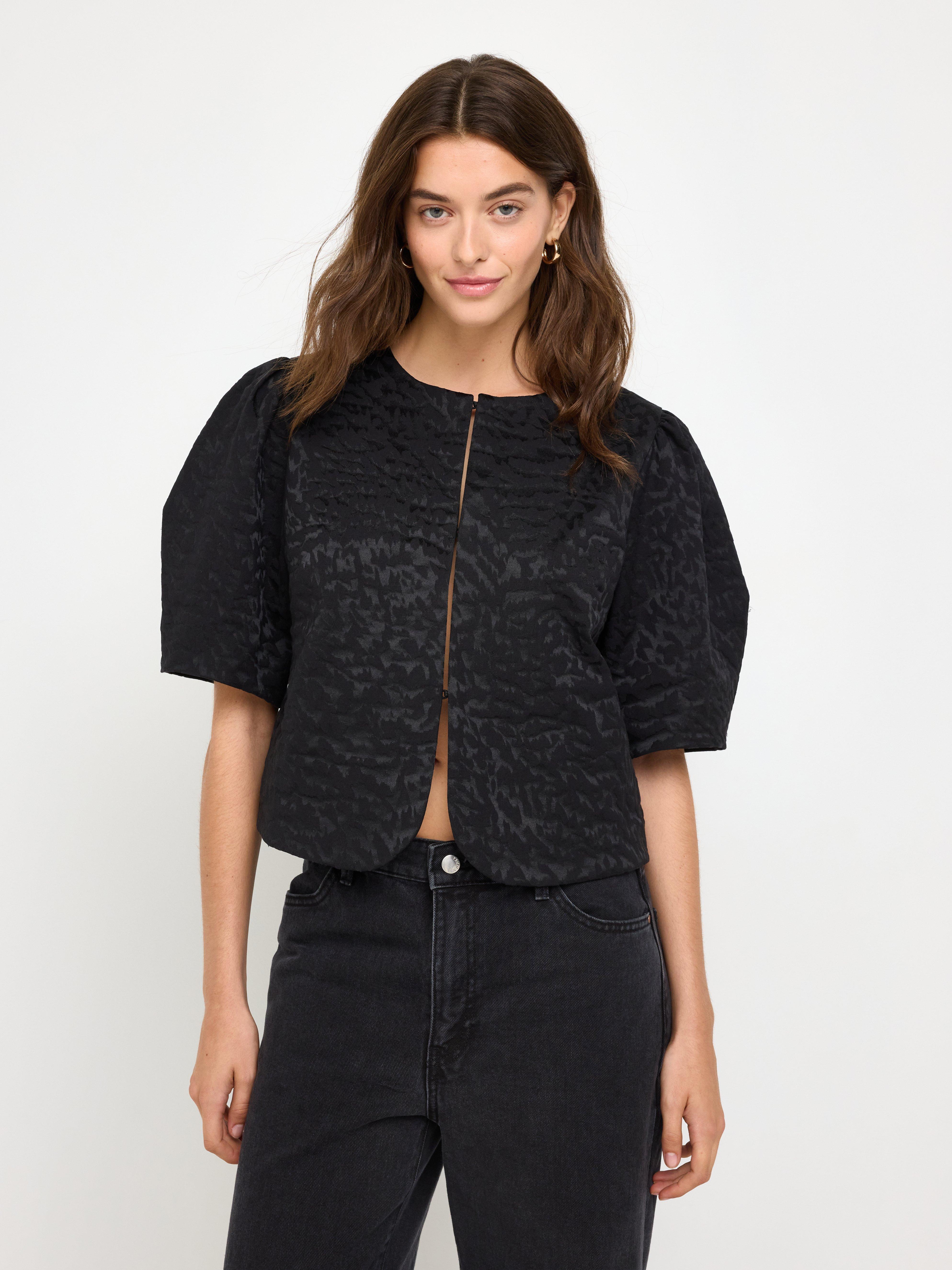 Blúza -  - Čierna