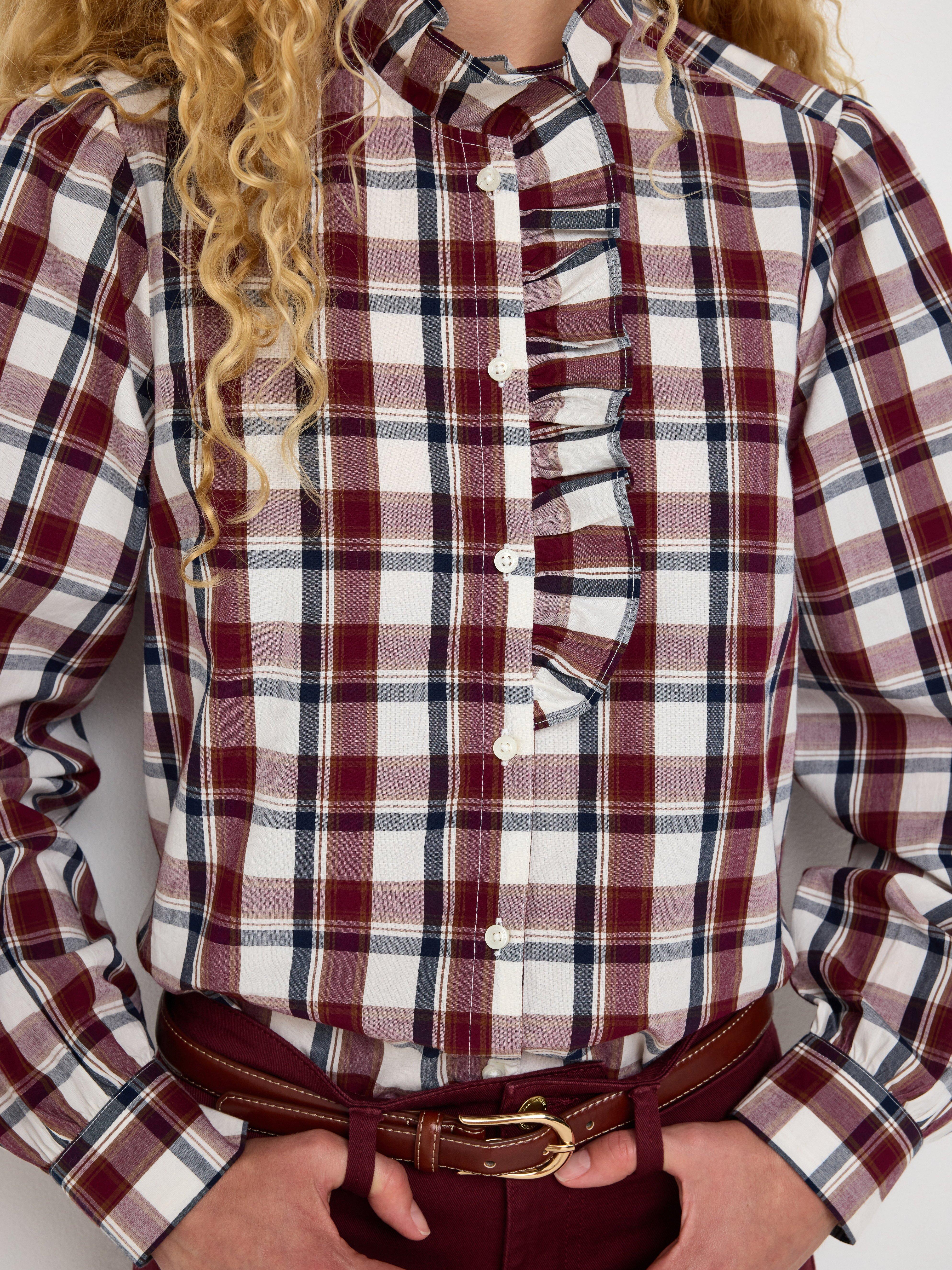 Bluse - Dame - Hvid