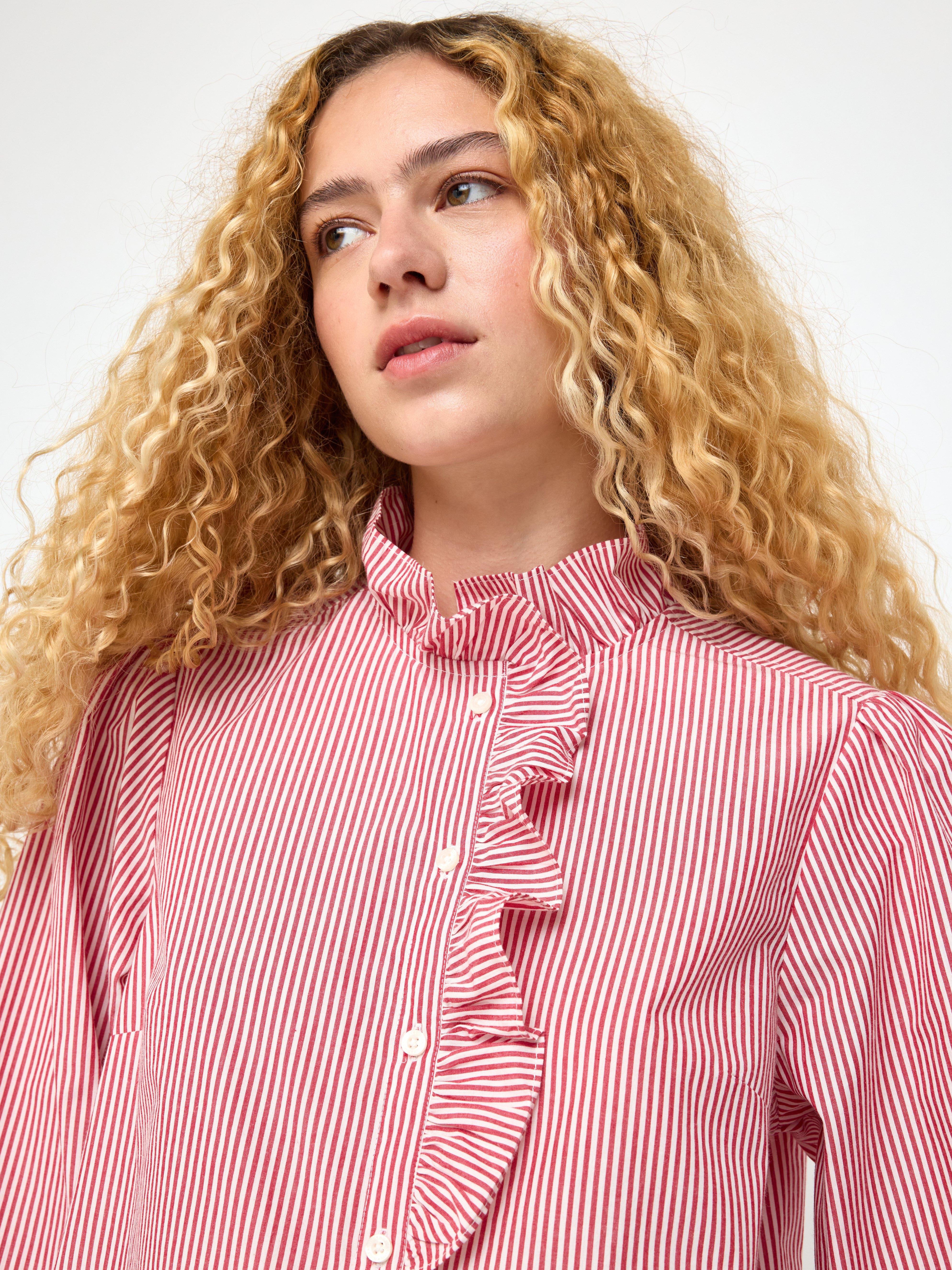 Bluse - Dame - Rød