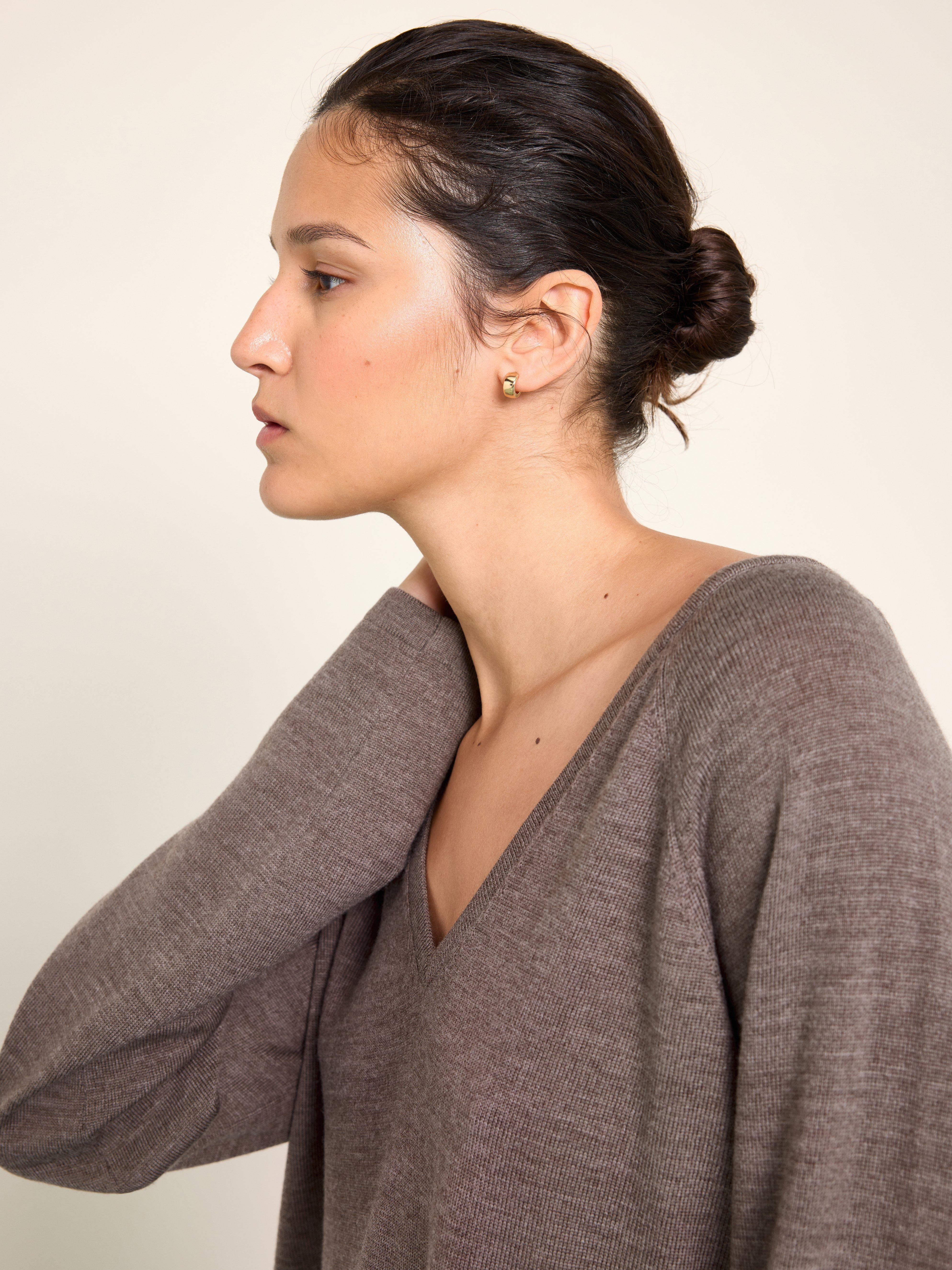 Sweater - Womens Wear - Brown