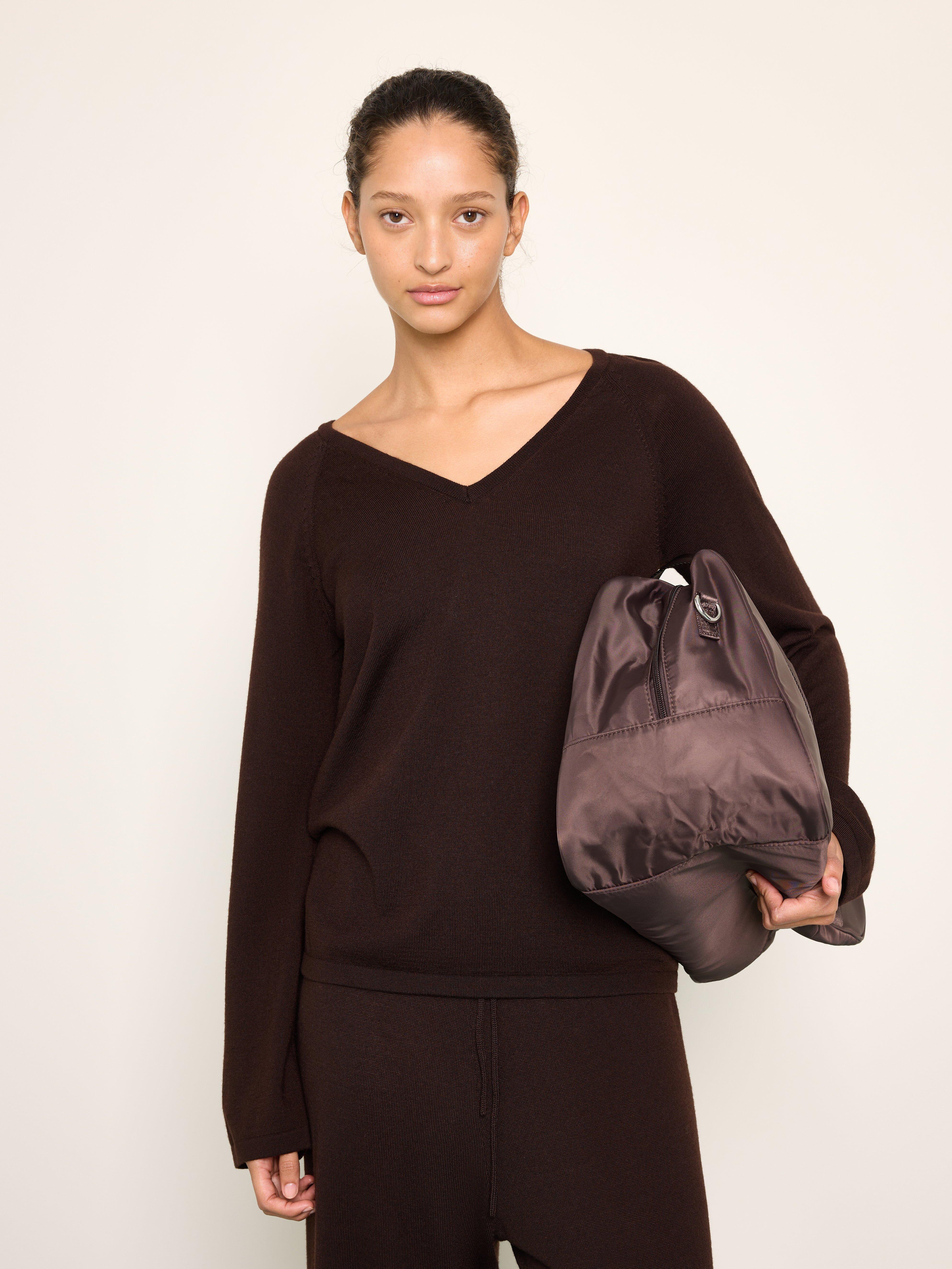 Sweater - Dame - Brun