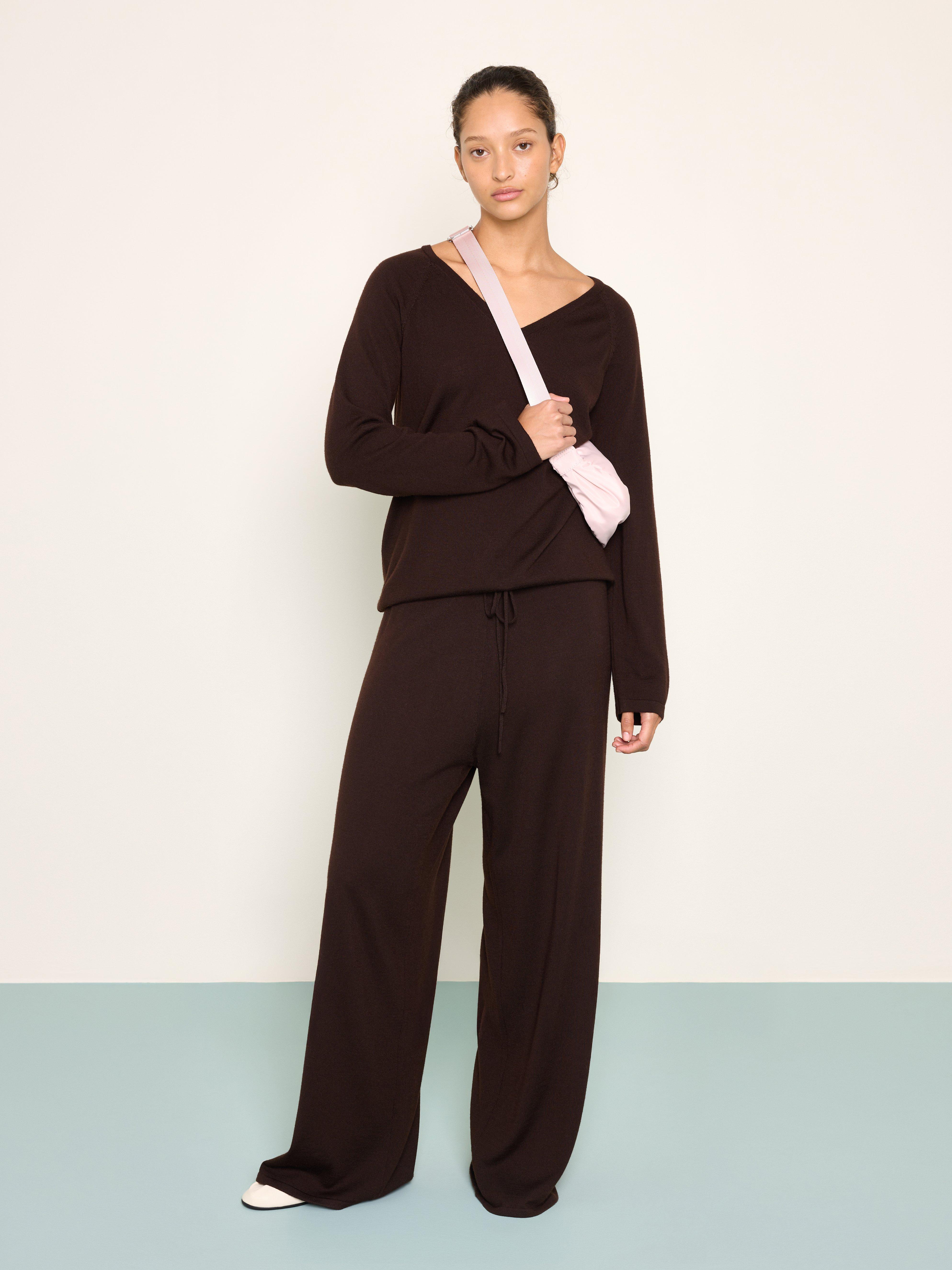 Trousers - Womens Wear - Brown