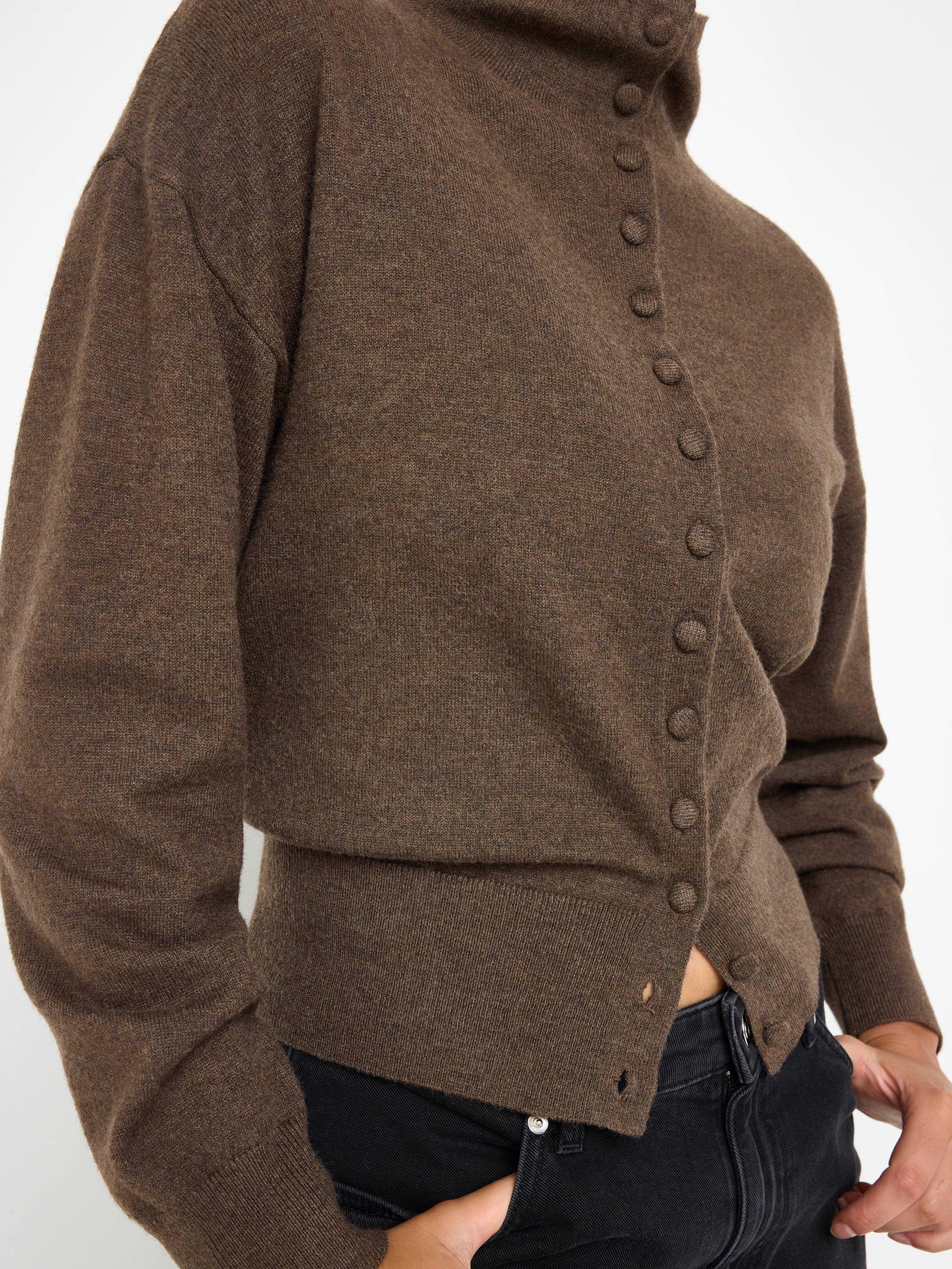 Cardigan - Womens Wear - Brown