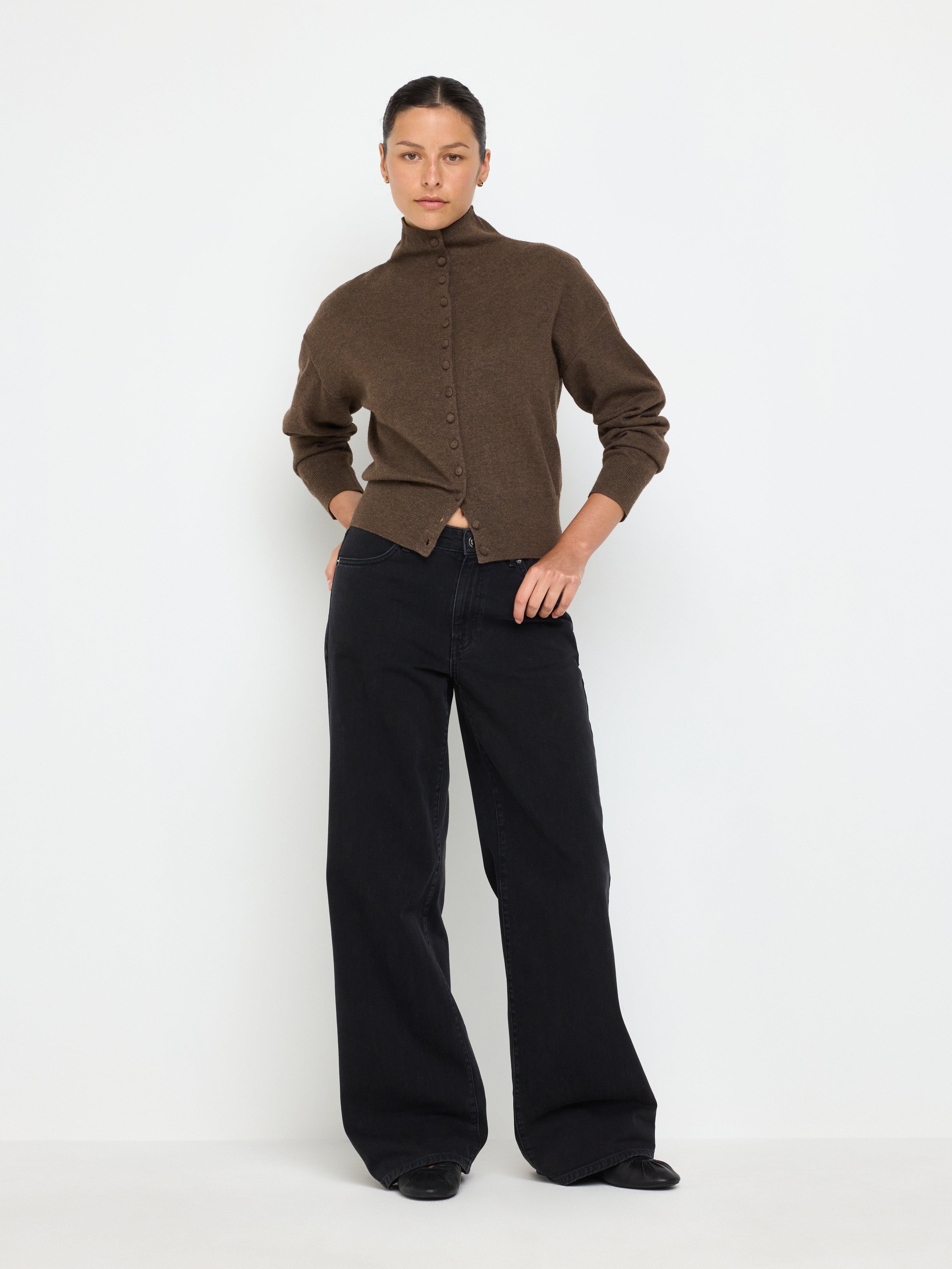 Cardigan - Dam - Brun