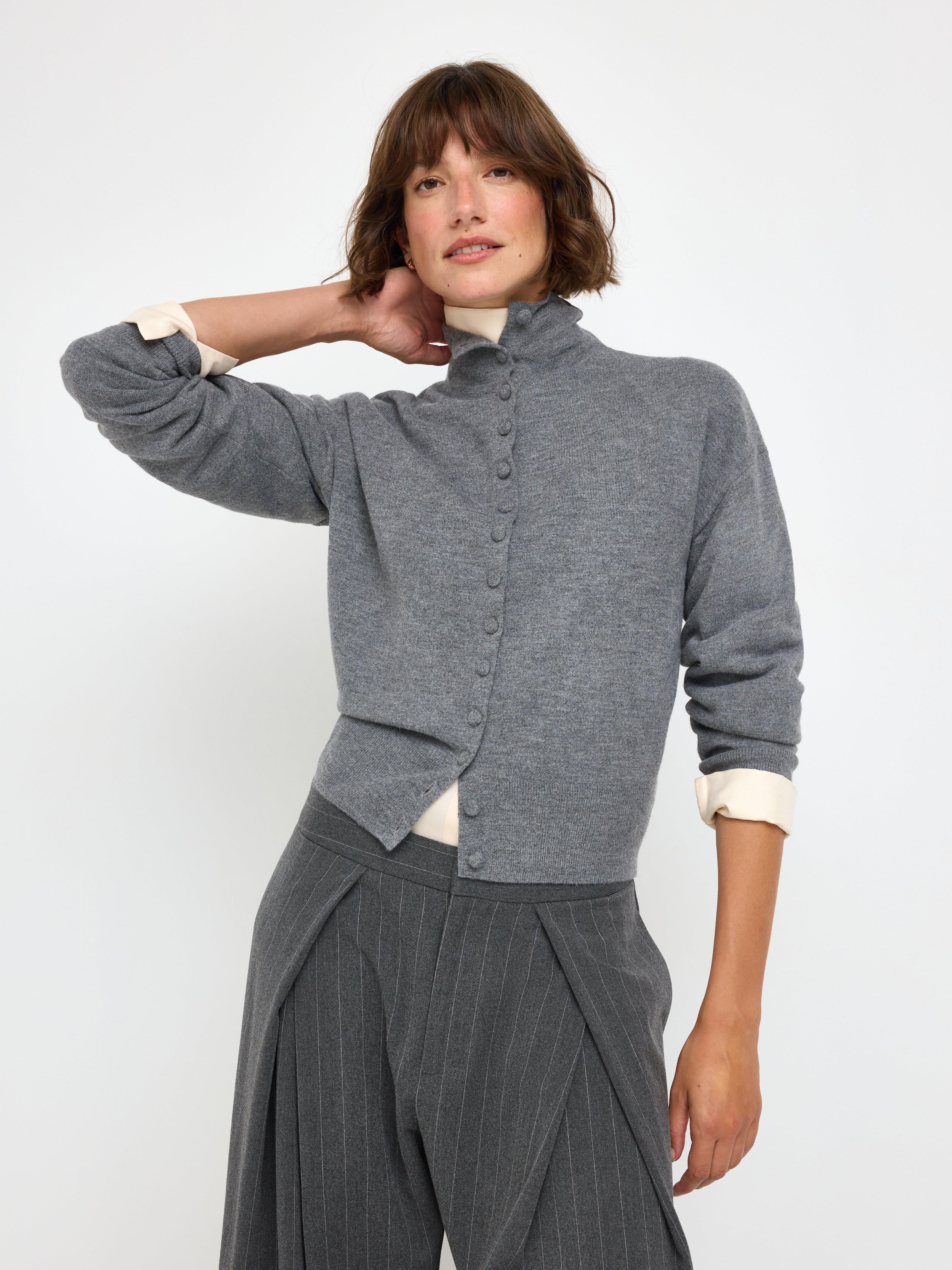 Cardigan - Womens Wear - Grey
