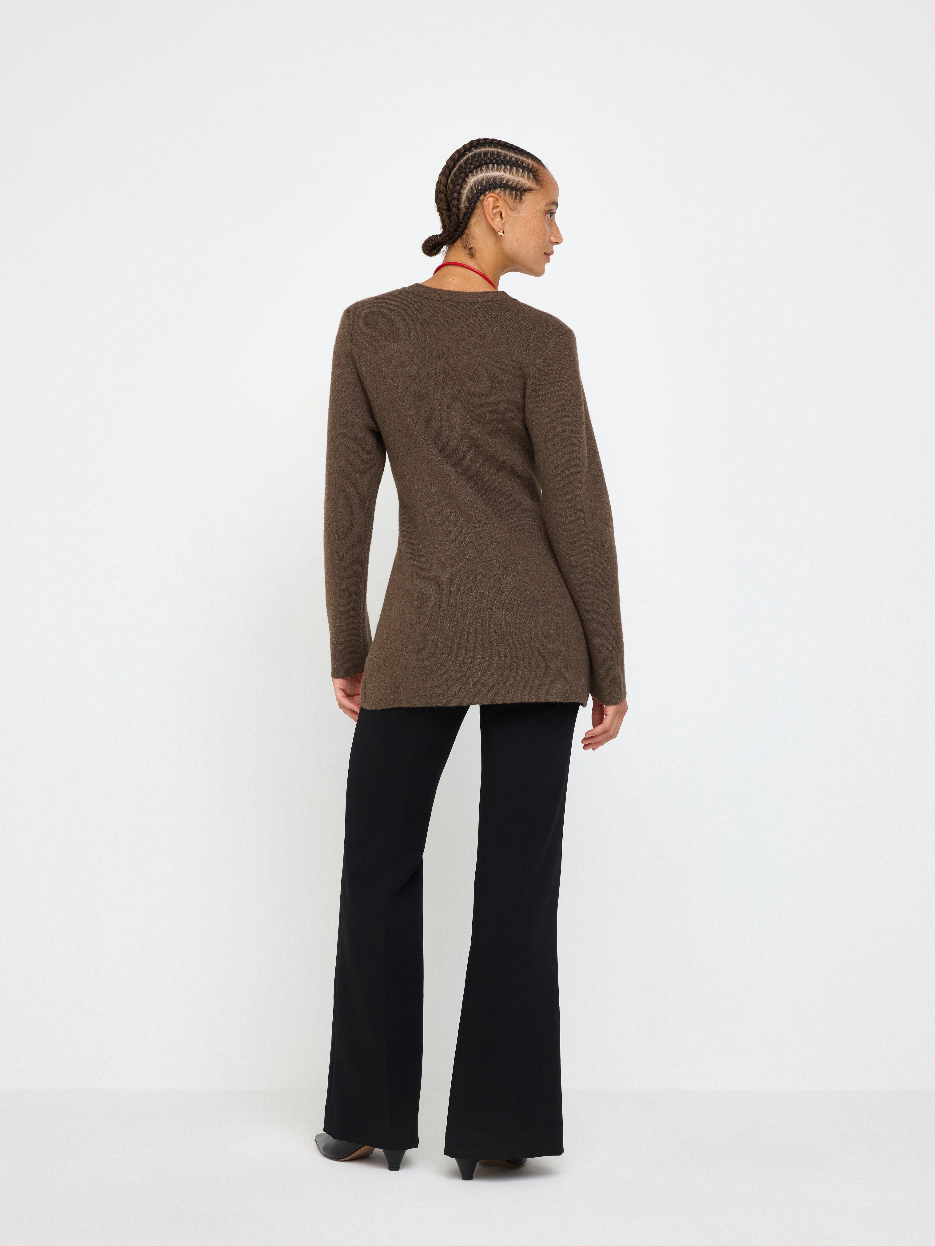 Cardigan -  - Brun
