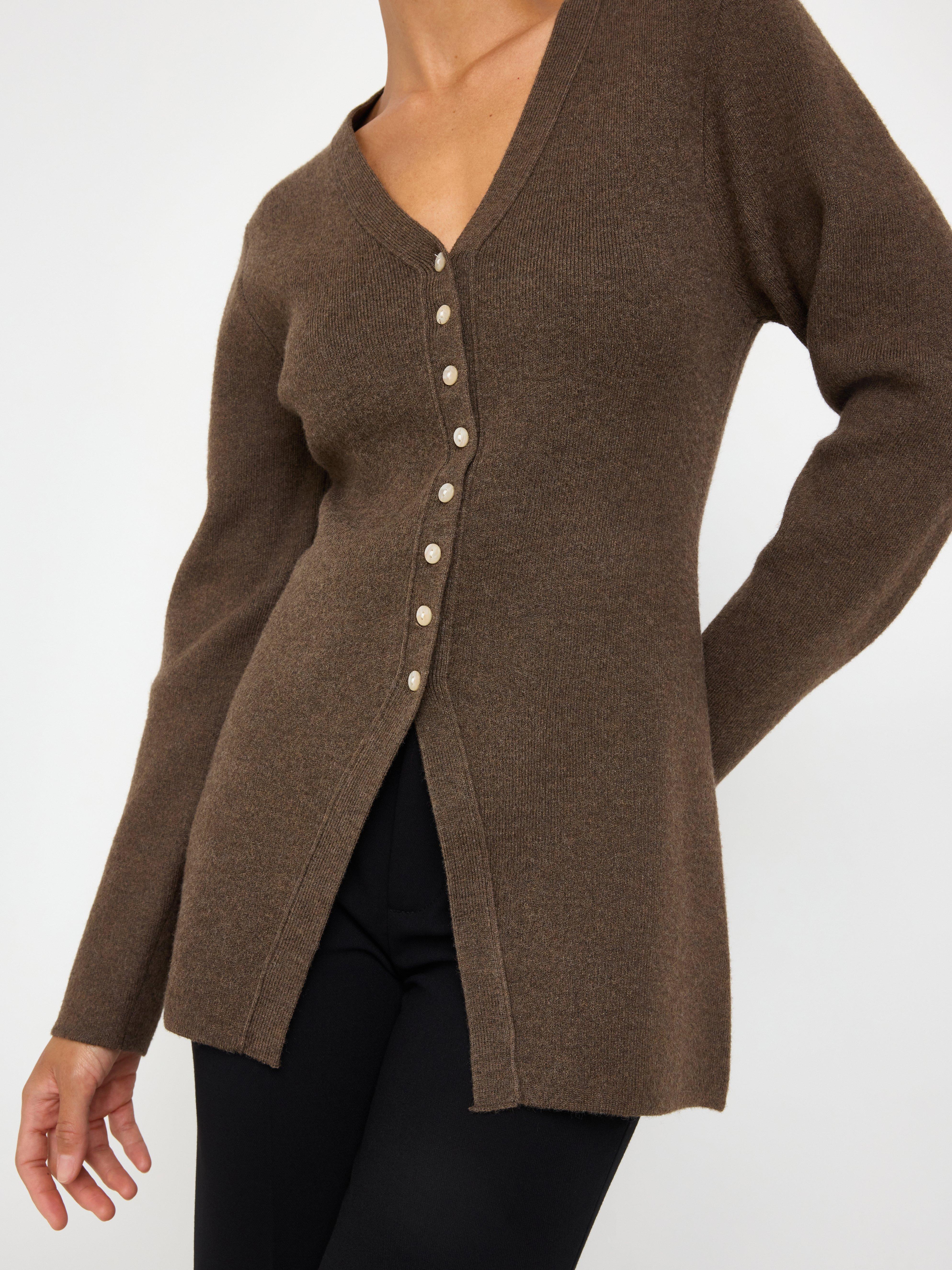 Kardigan -  - Hnědá