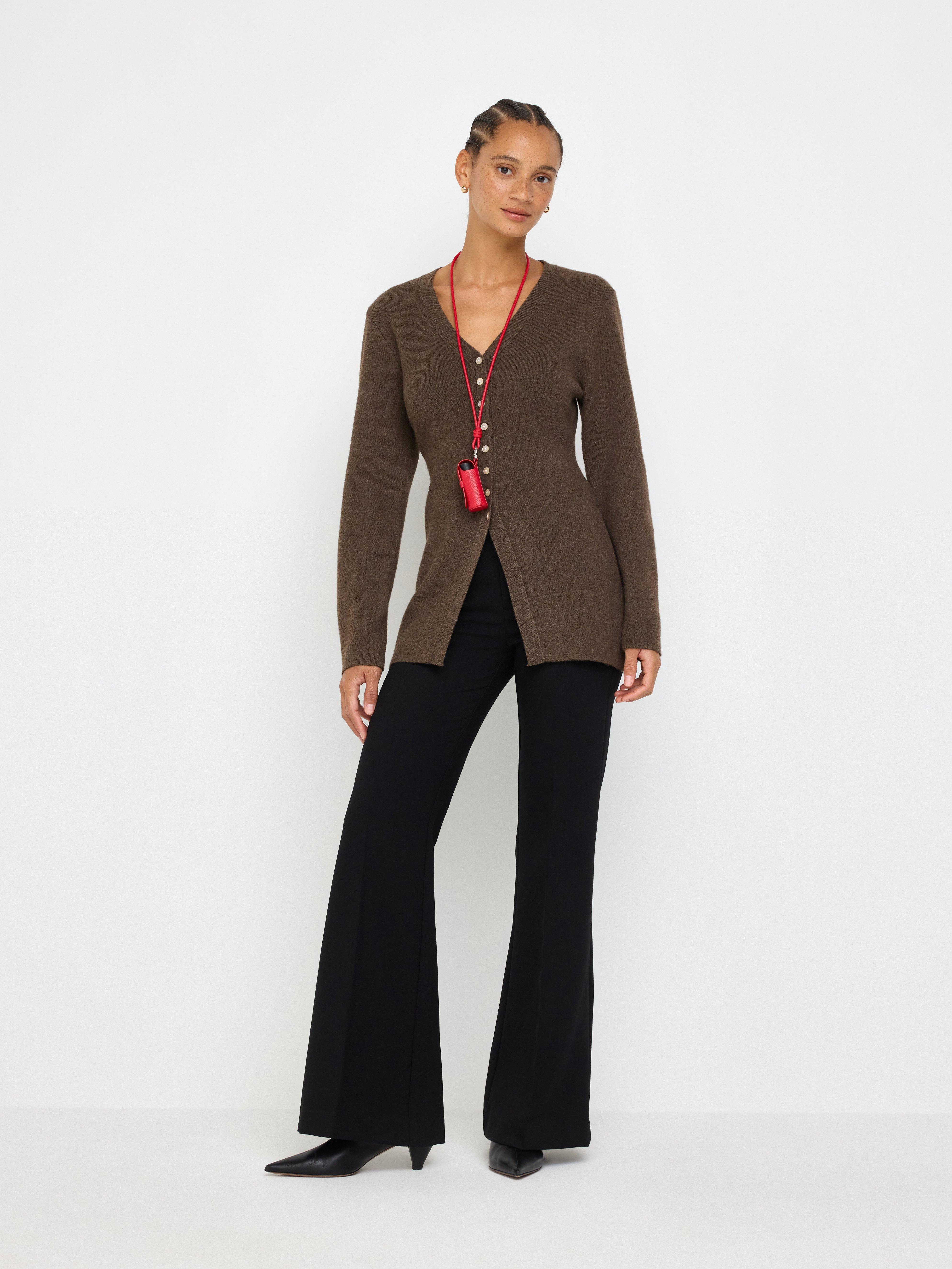 Cardigan -  - Brun