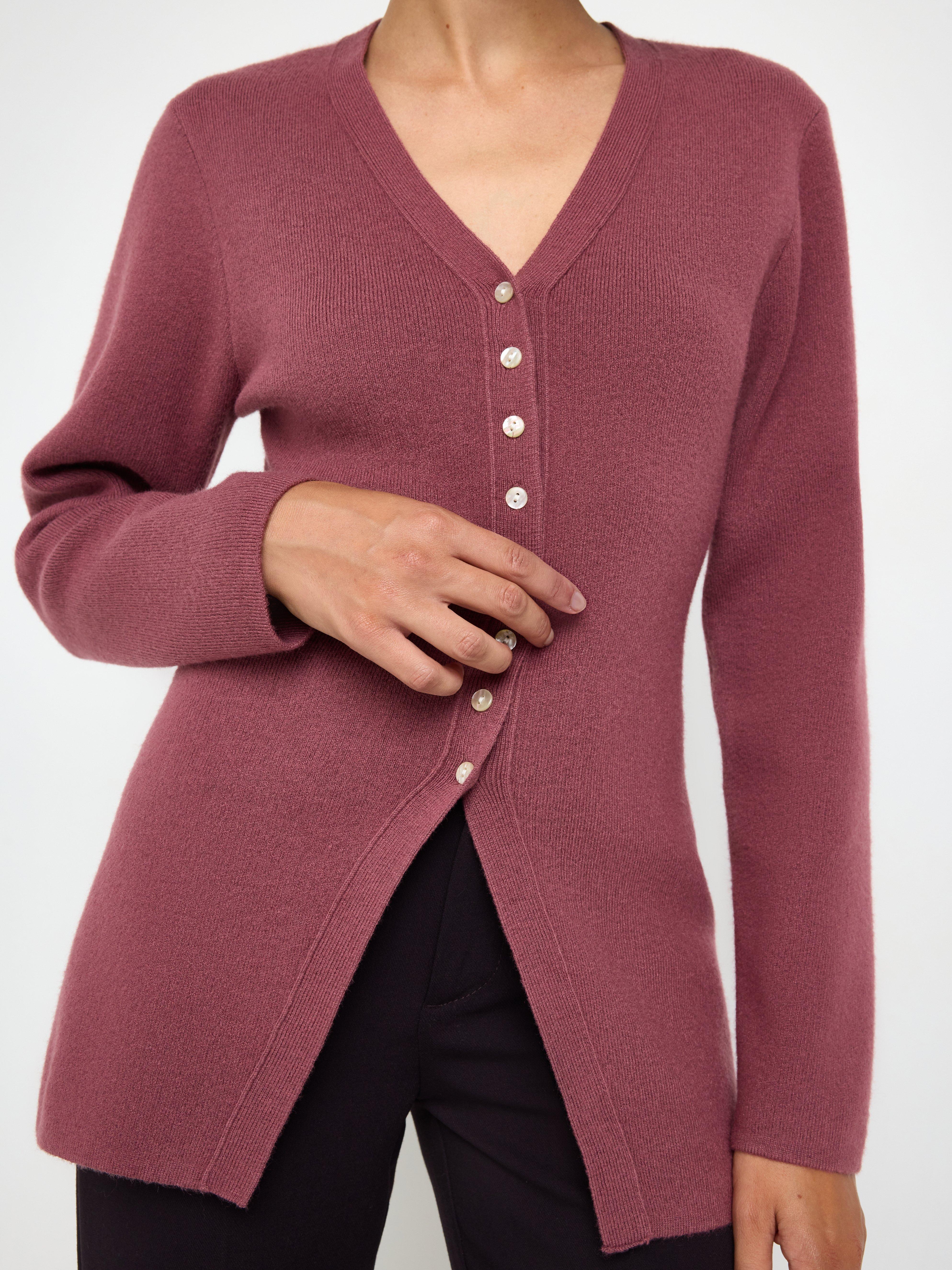 Cardigan -  - Lila