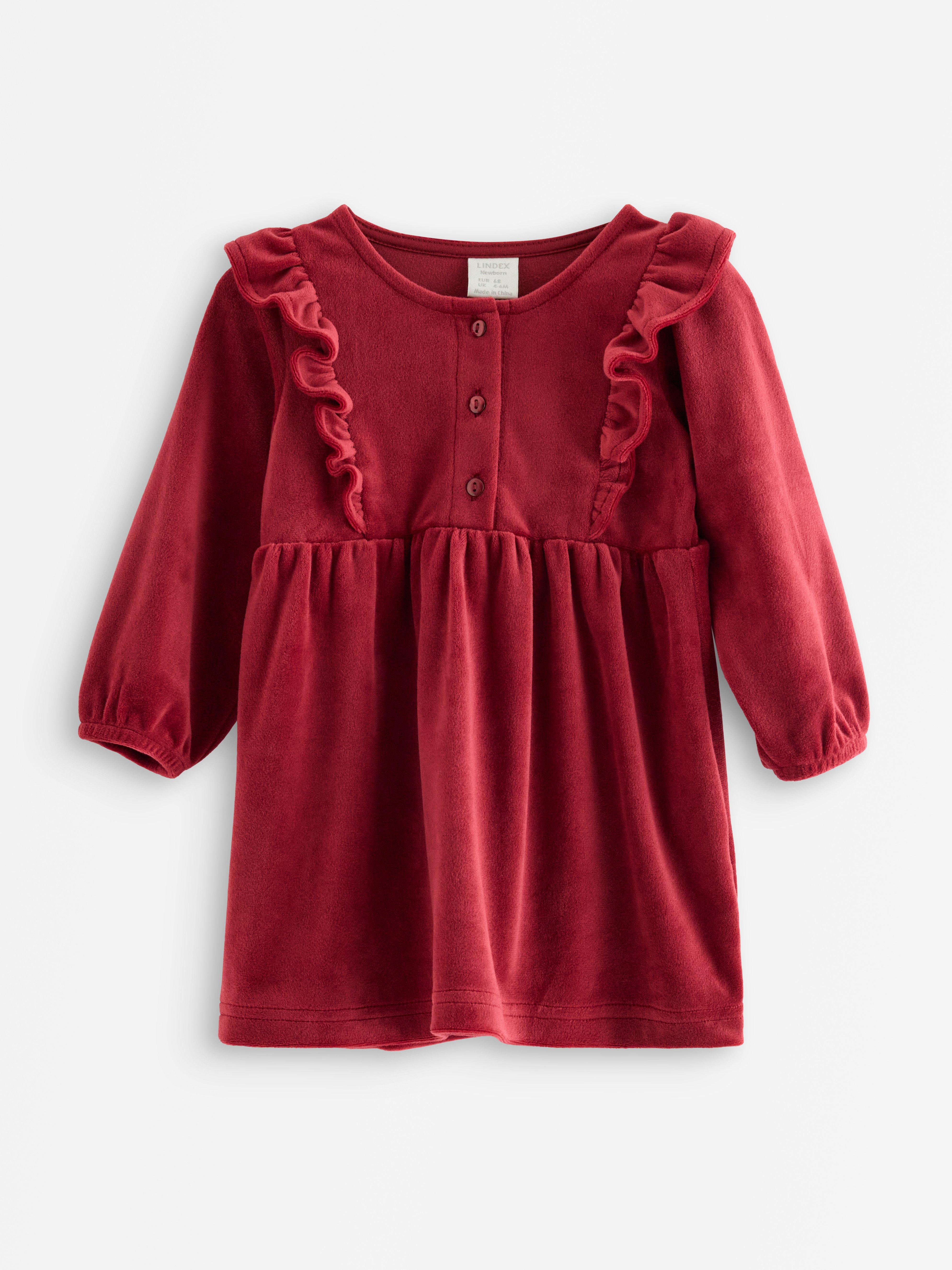 Kjole -  - Rød