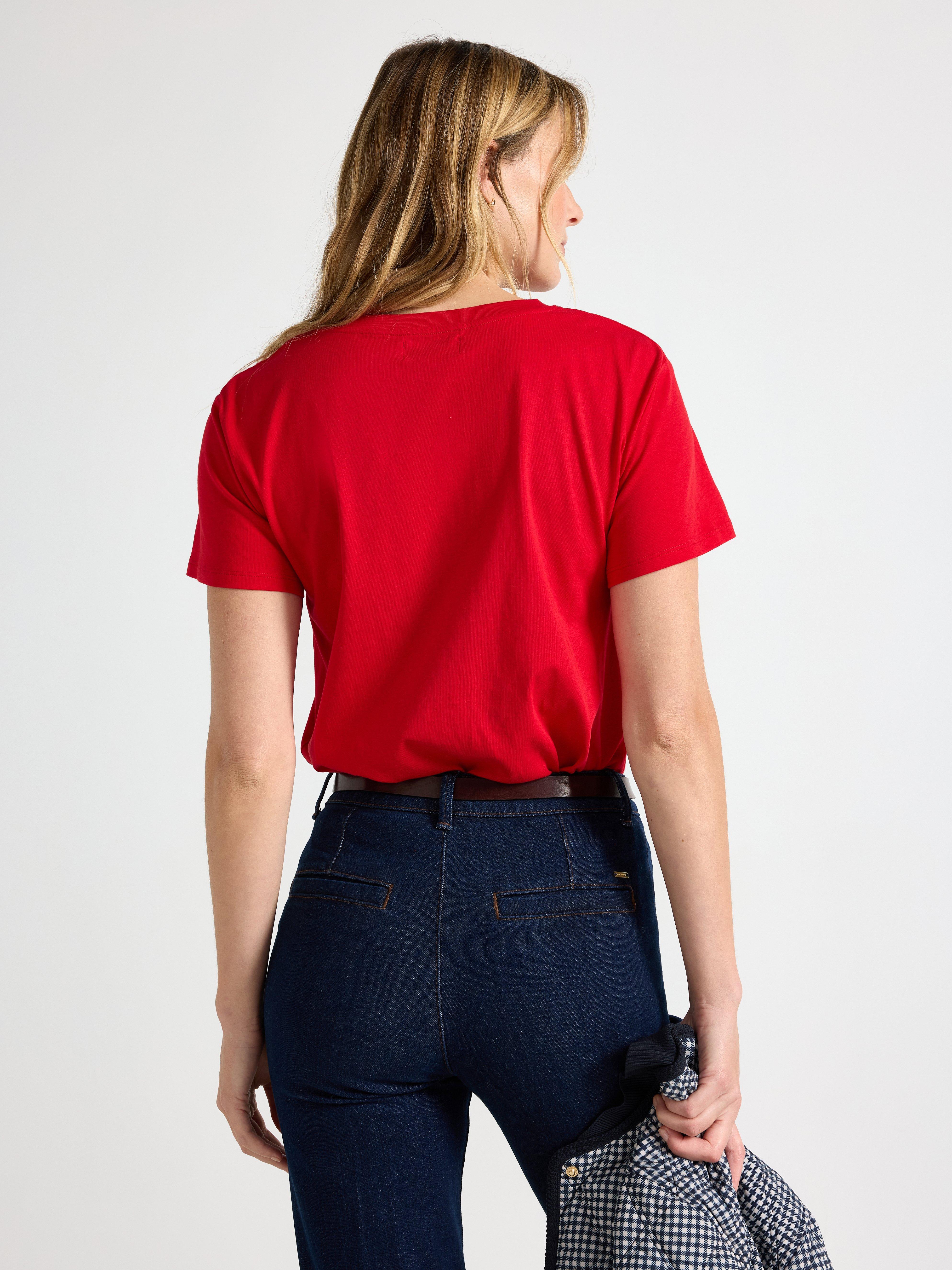 Top - Womens Wear - Red