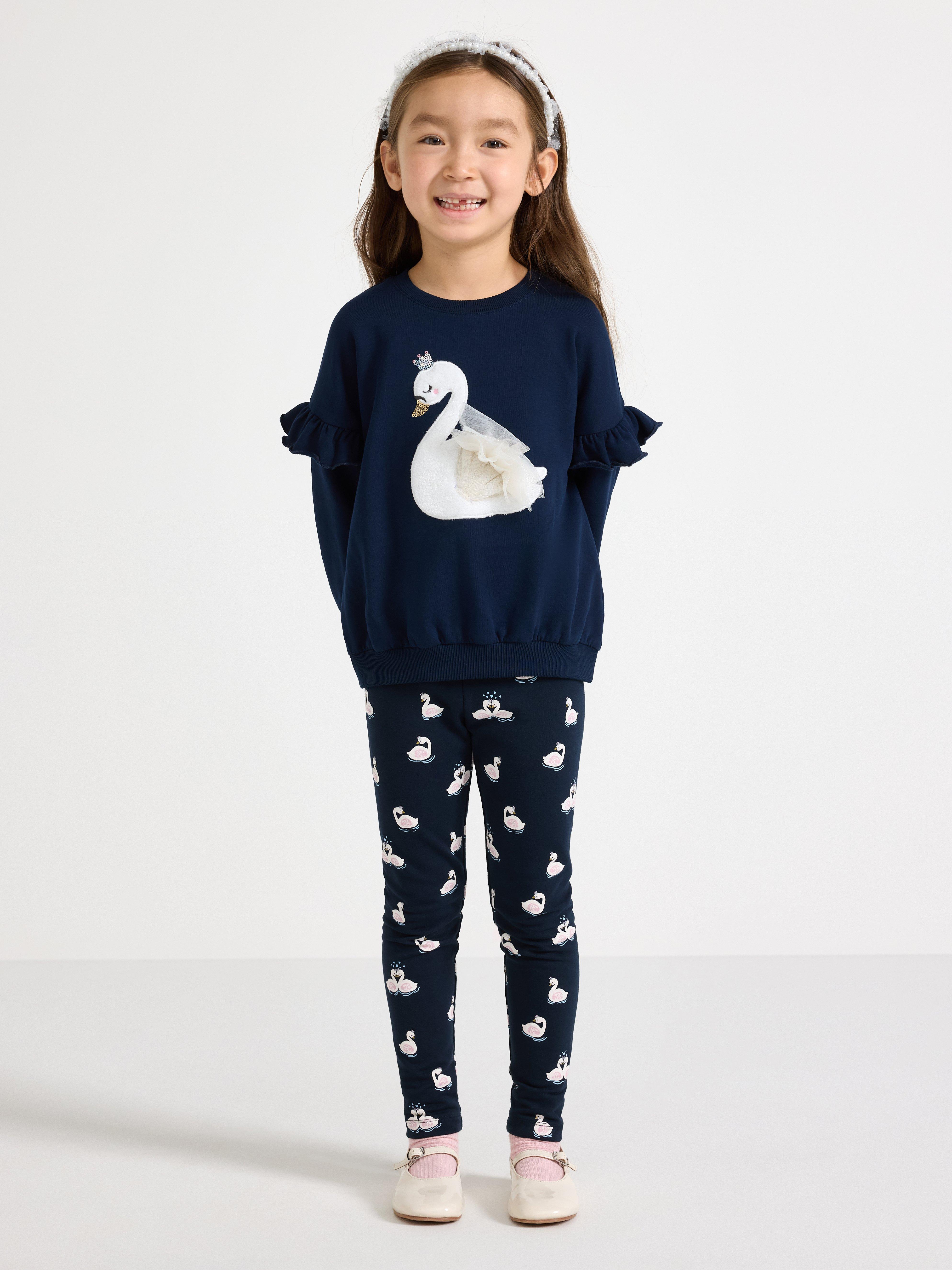 Leggings - Barn - Blå