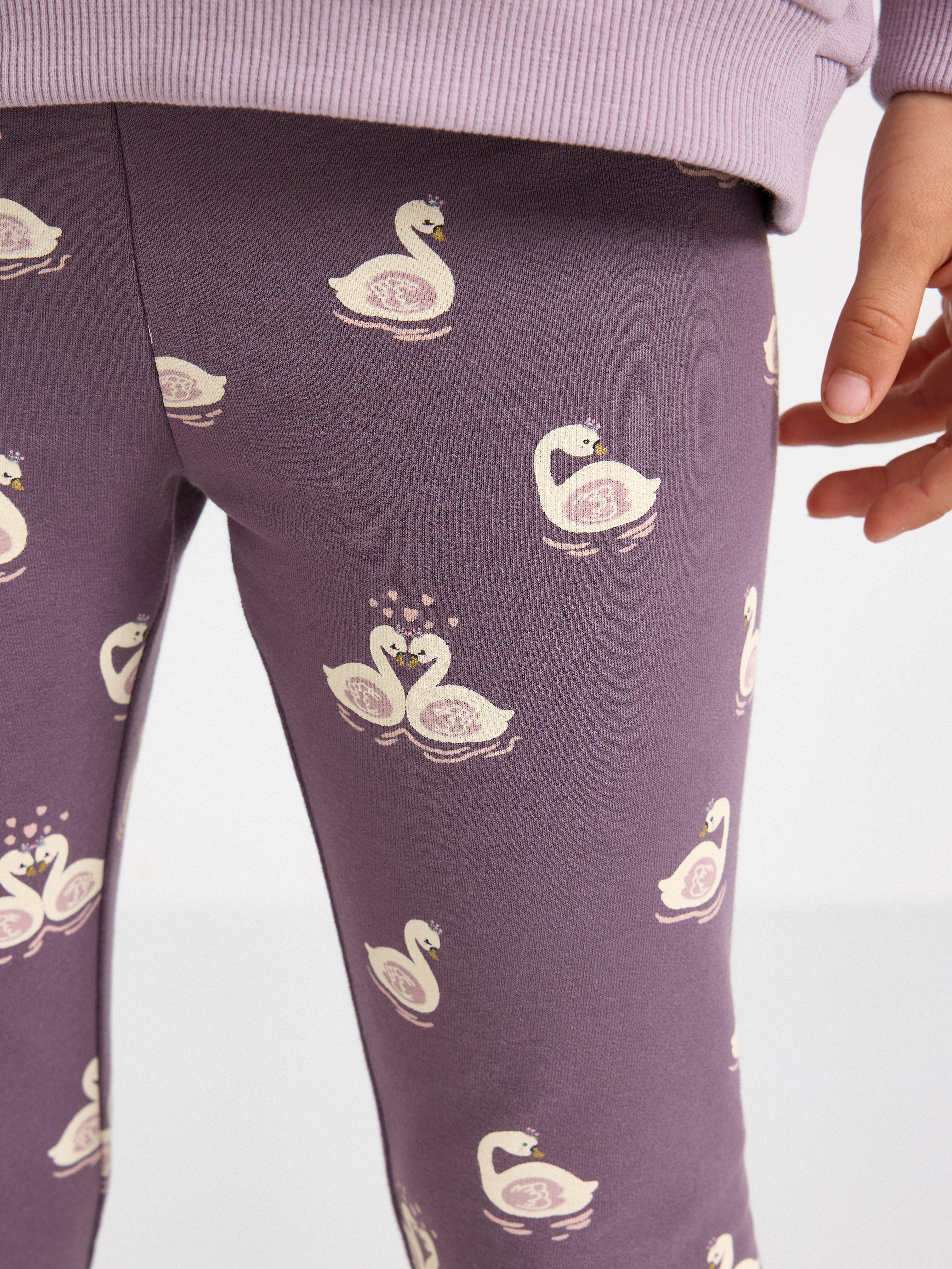 Leggings - Barn - Lilla