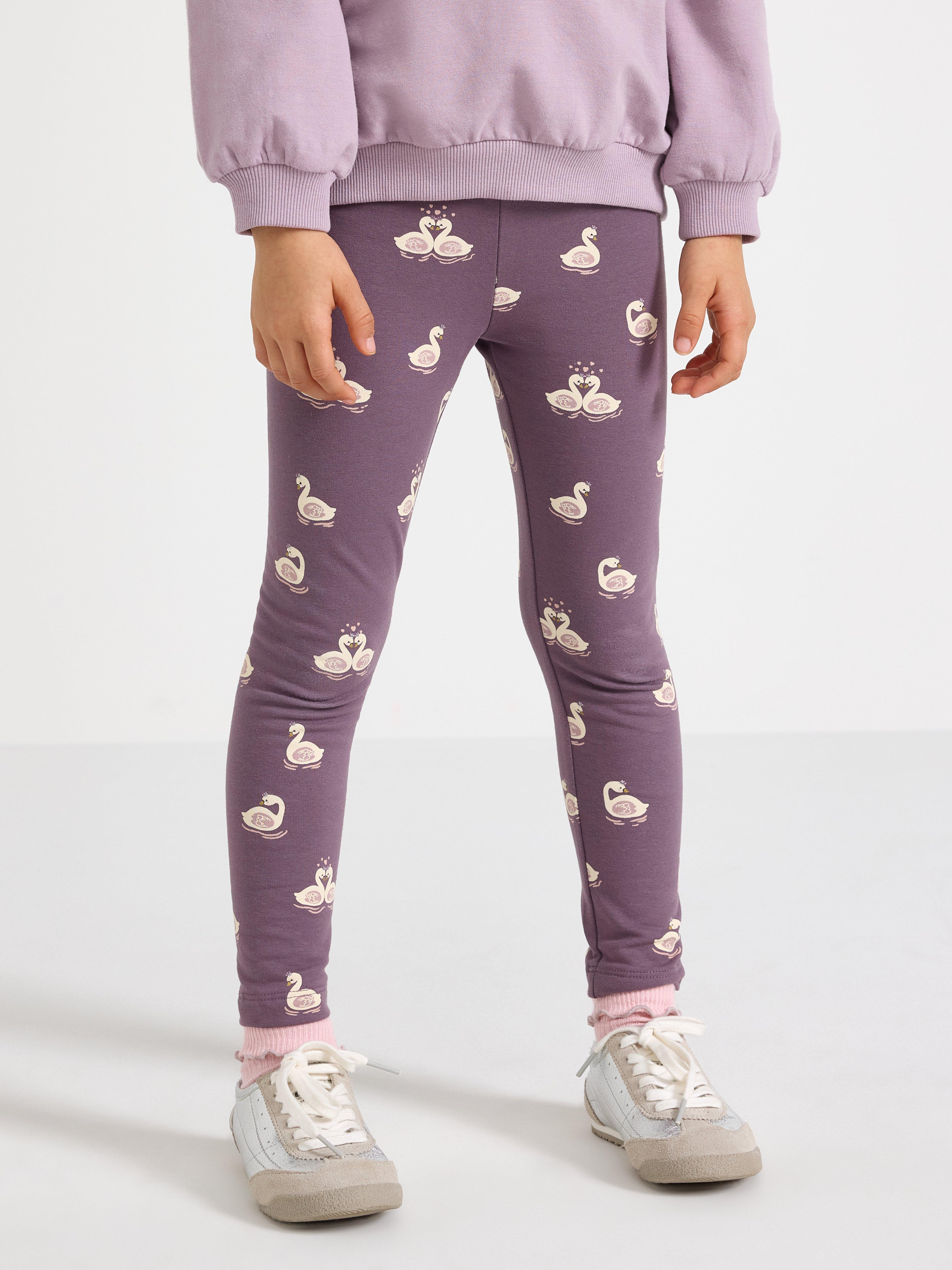 Leggings - Barn - Lilla