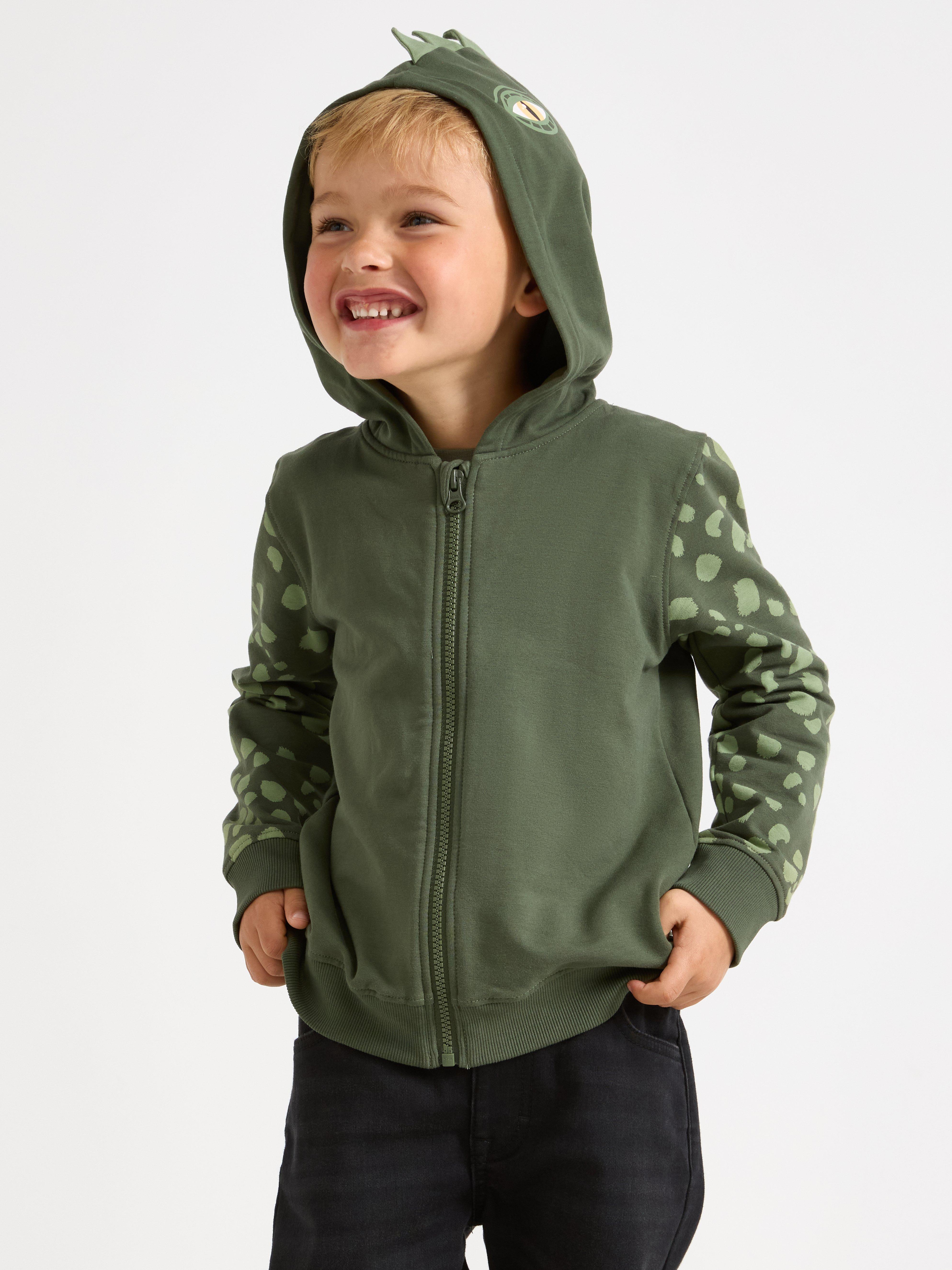 Hooded Jacket -  - Khaki