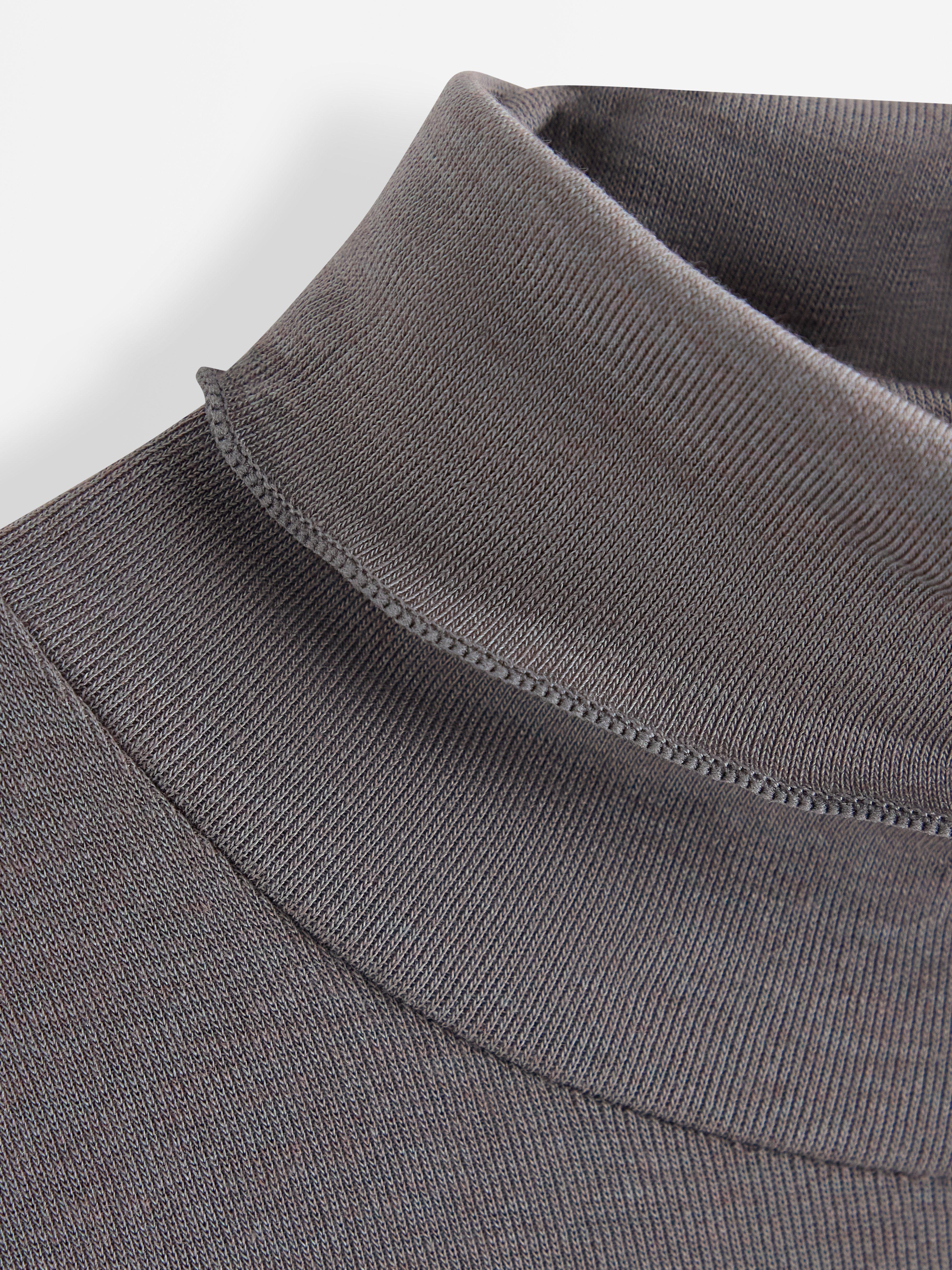 Roller Neck Top - Womens Wear - Grey
