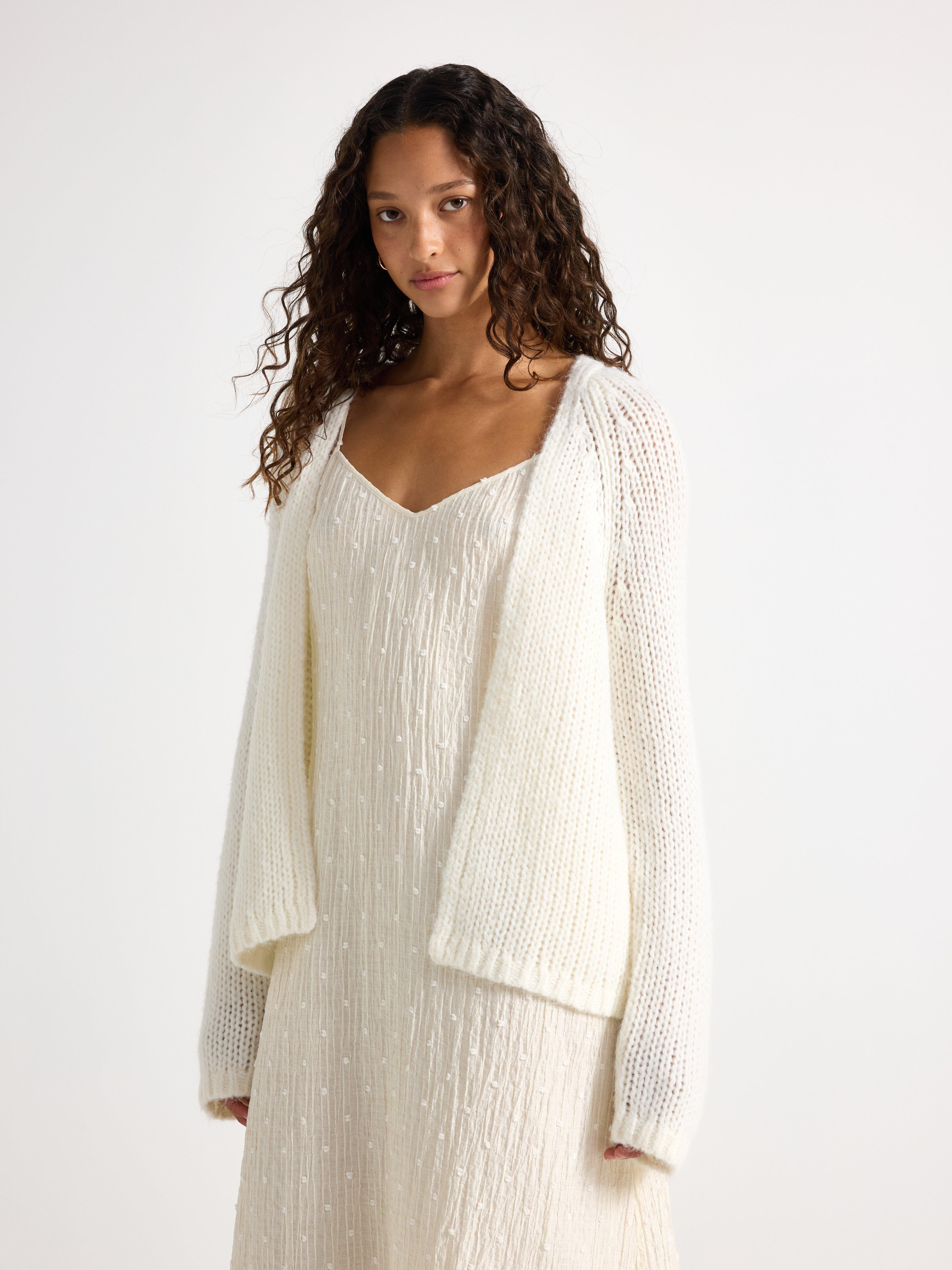 Cardigan - Dam - Vit