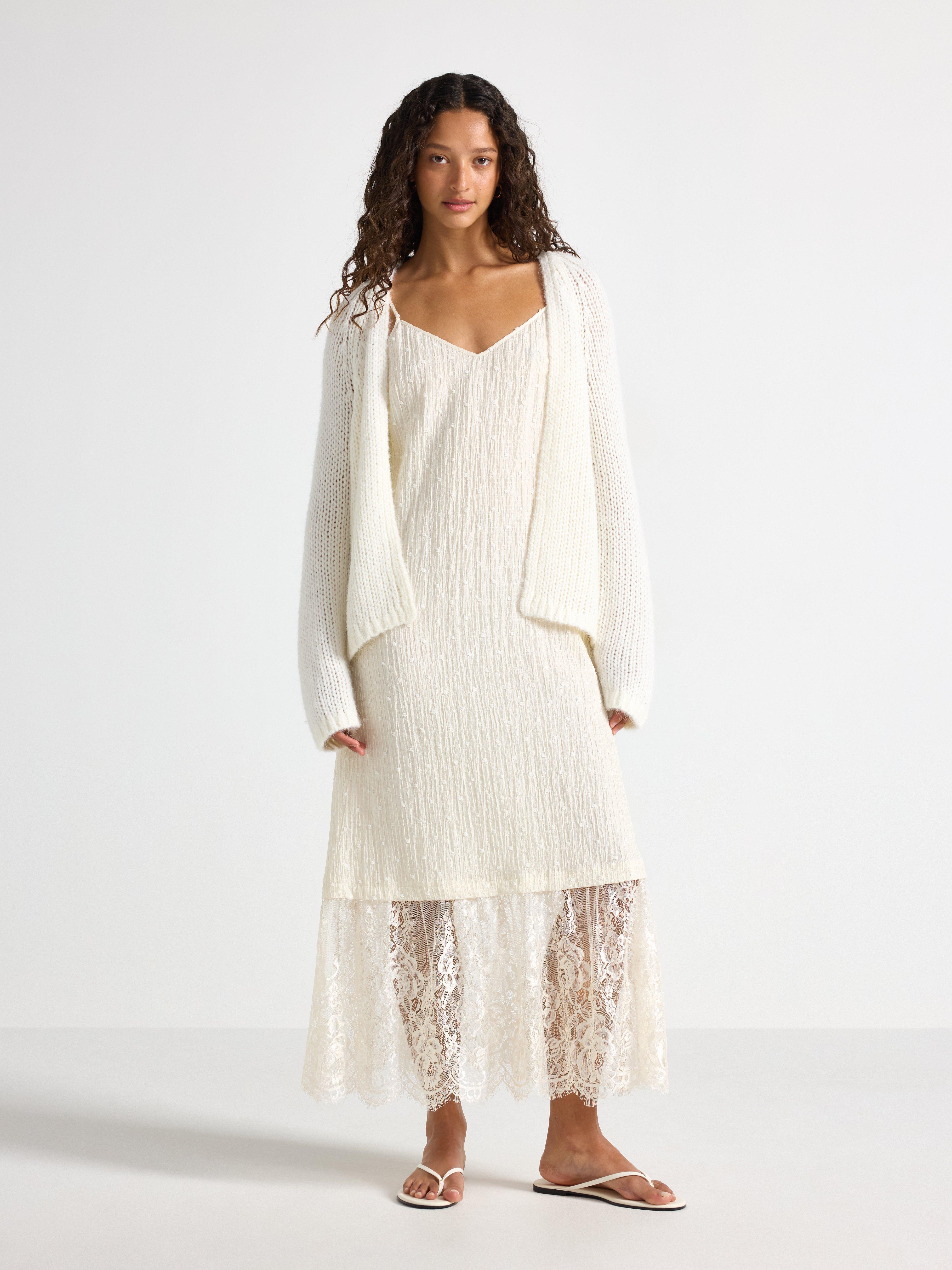 Cardigan - Dam - Vit