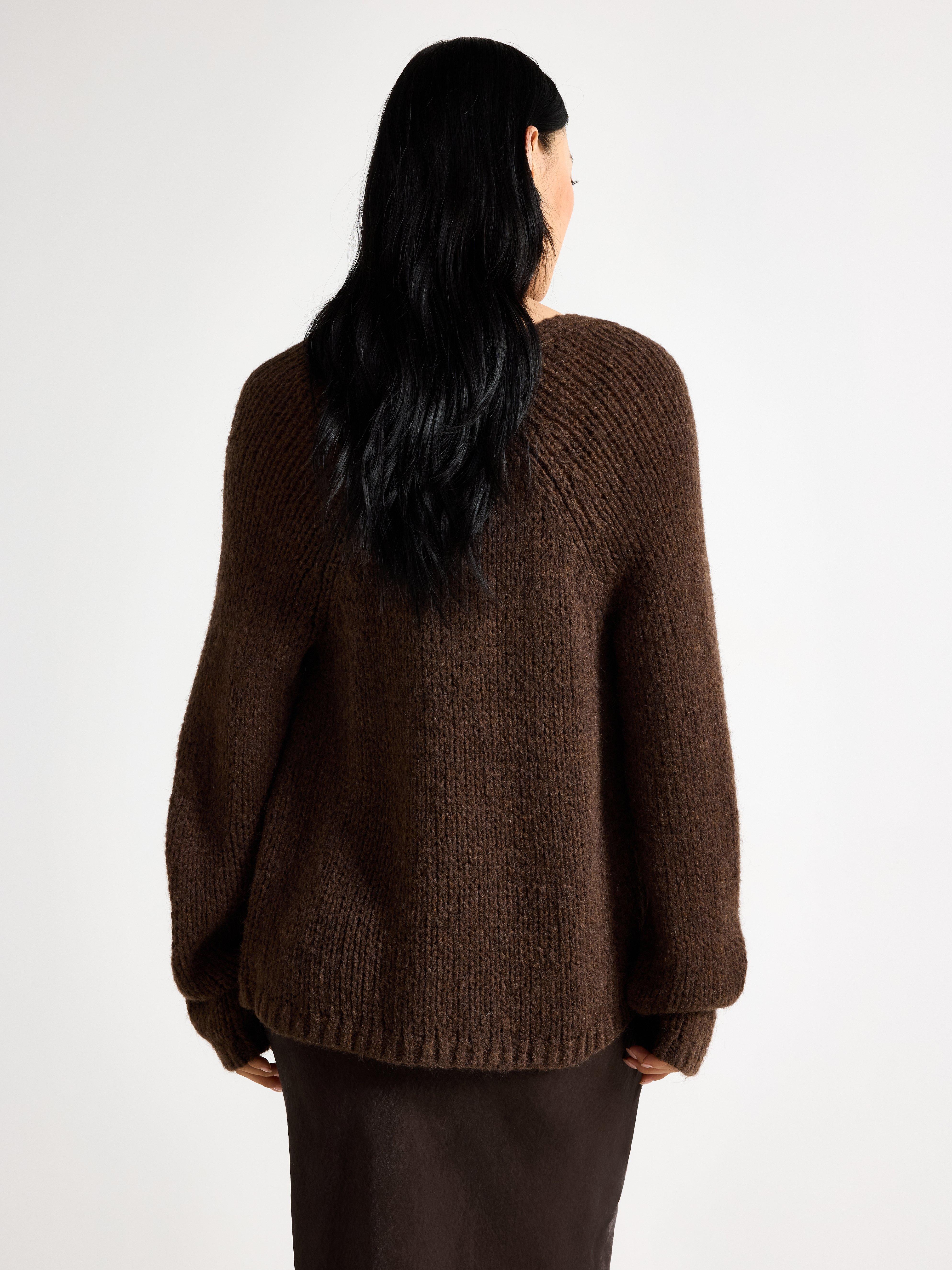 Cardigan - Dam - Brun