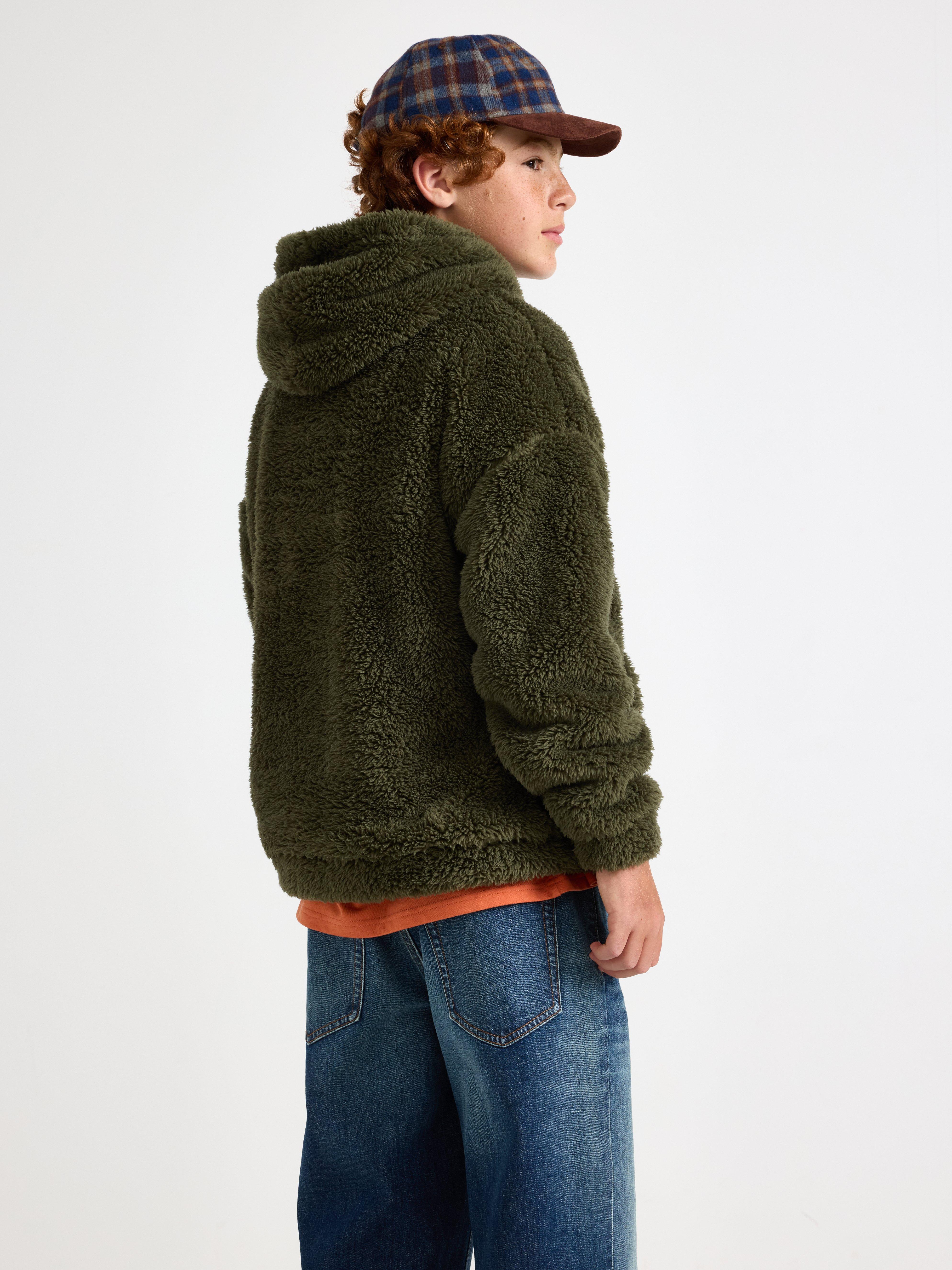 Hooded Sweatshirt - Kids Wear - Khaki