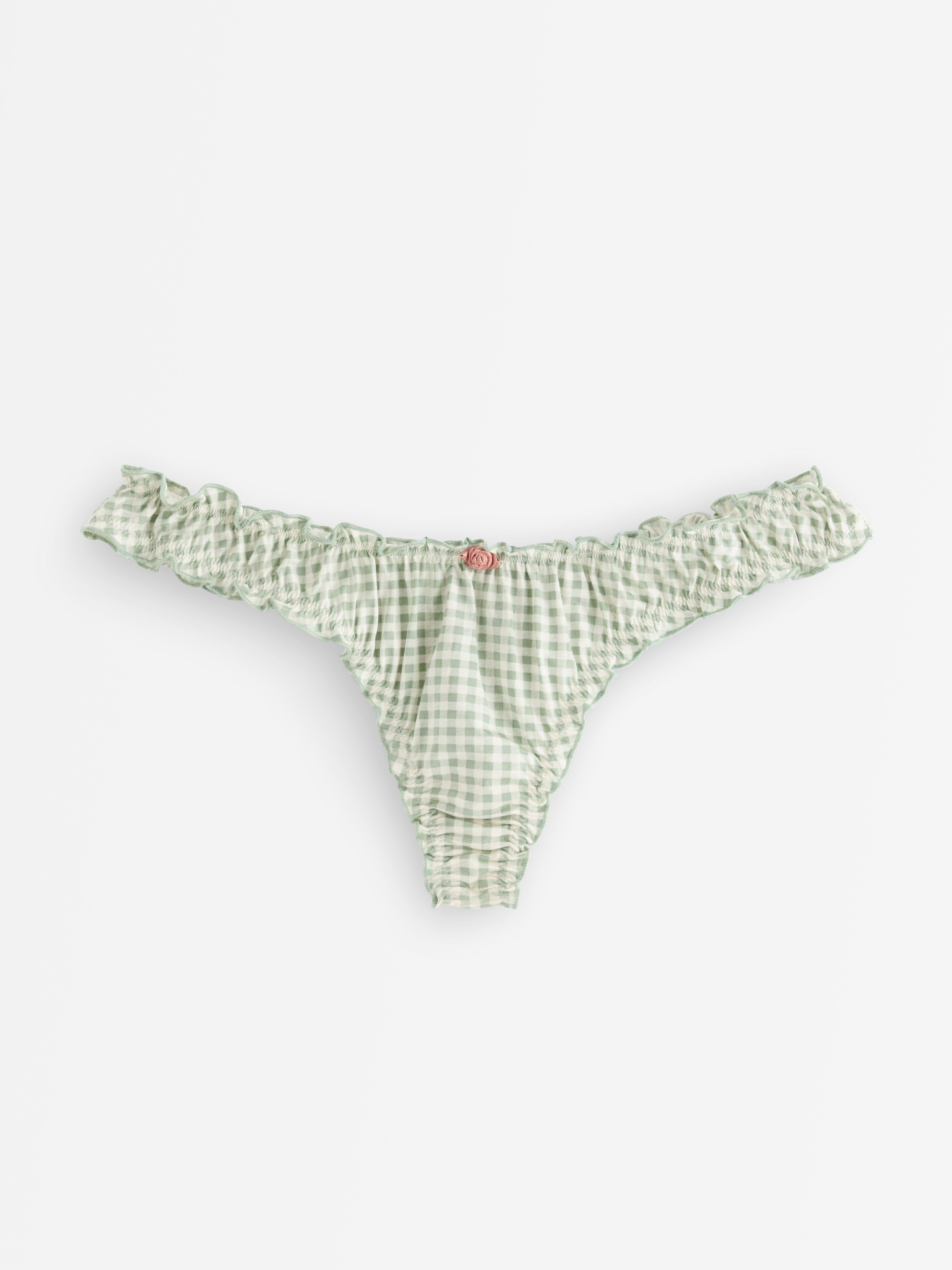 Thong Low - Lingerie - Green