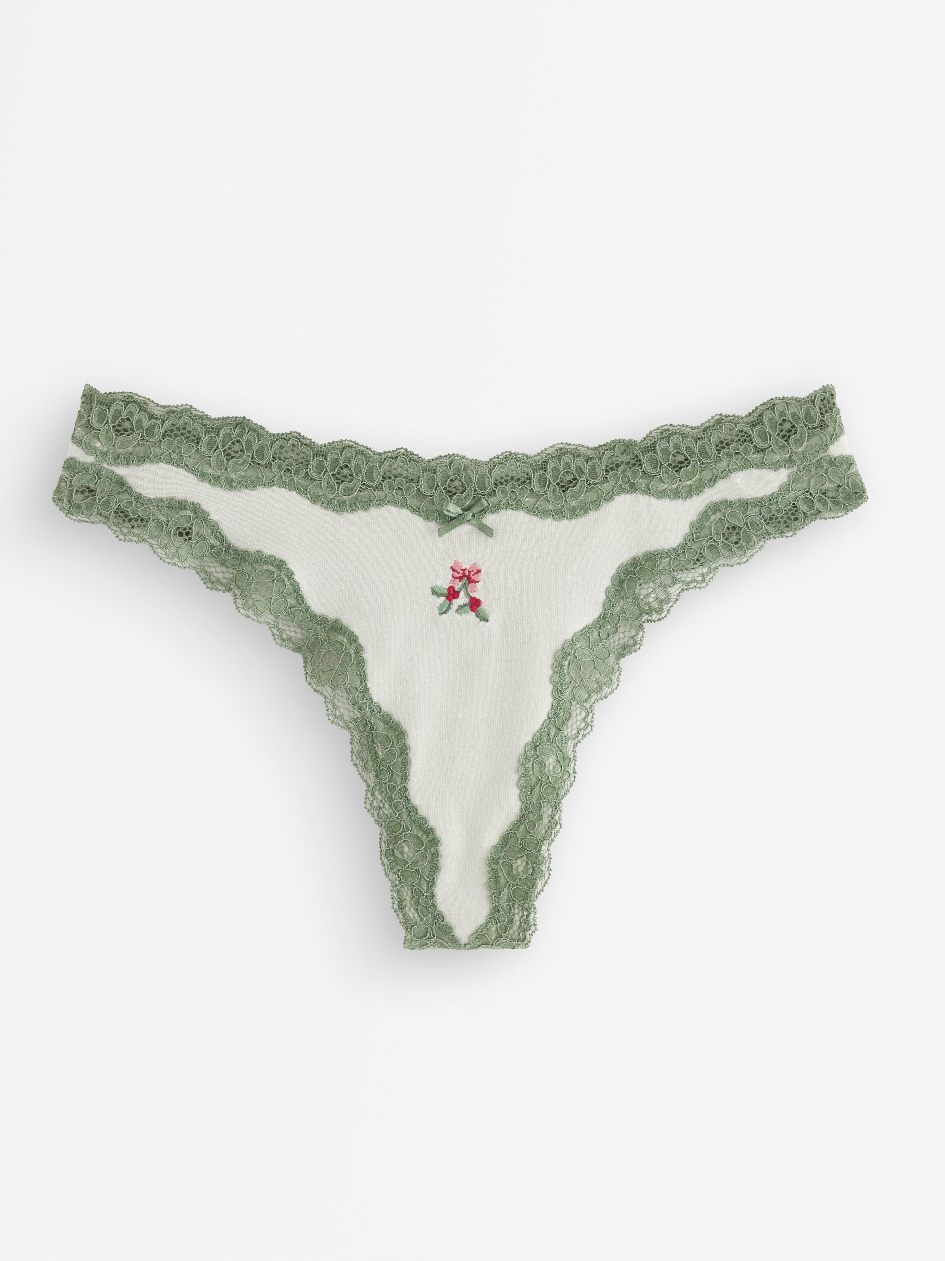 Stringtrosa regular - Underkläder - Grön