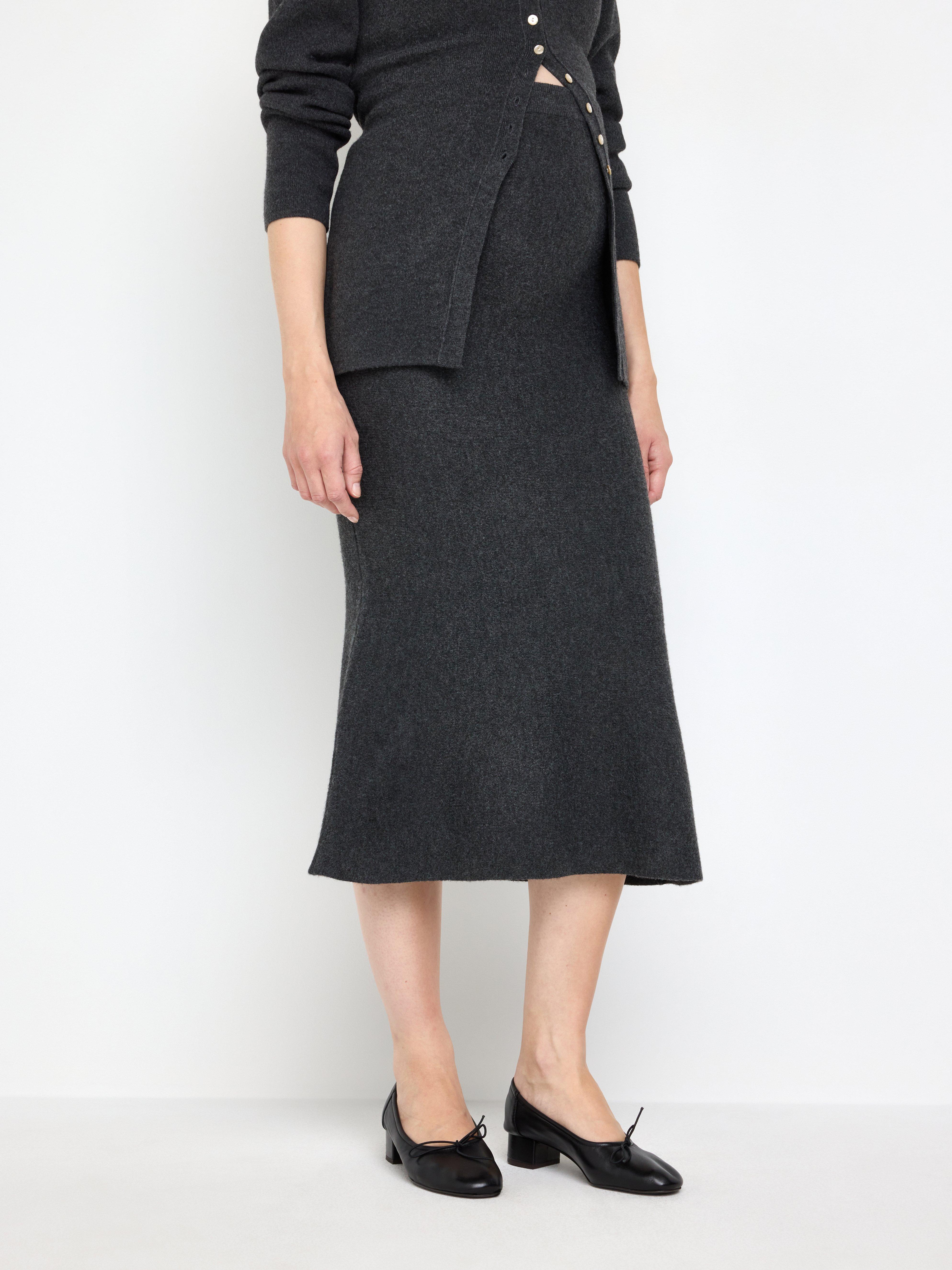 Maternity Skirt -  - Grey
