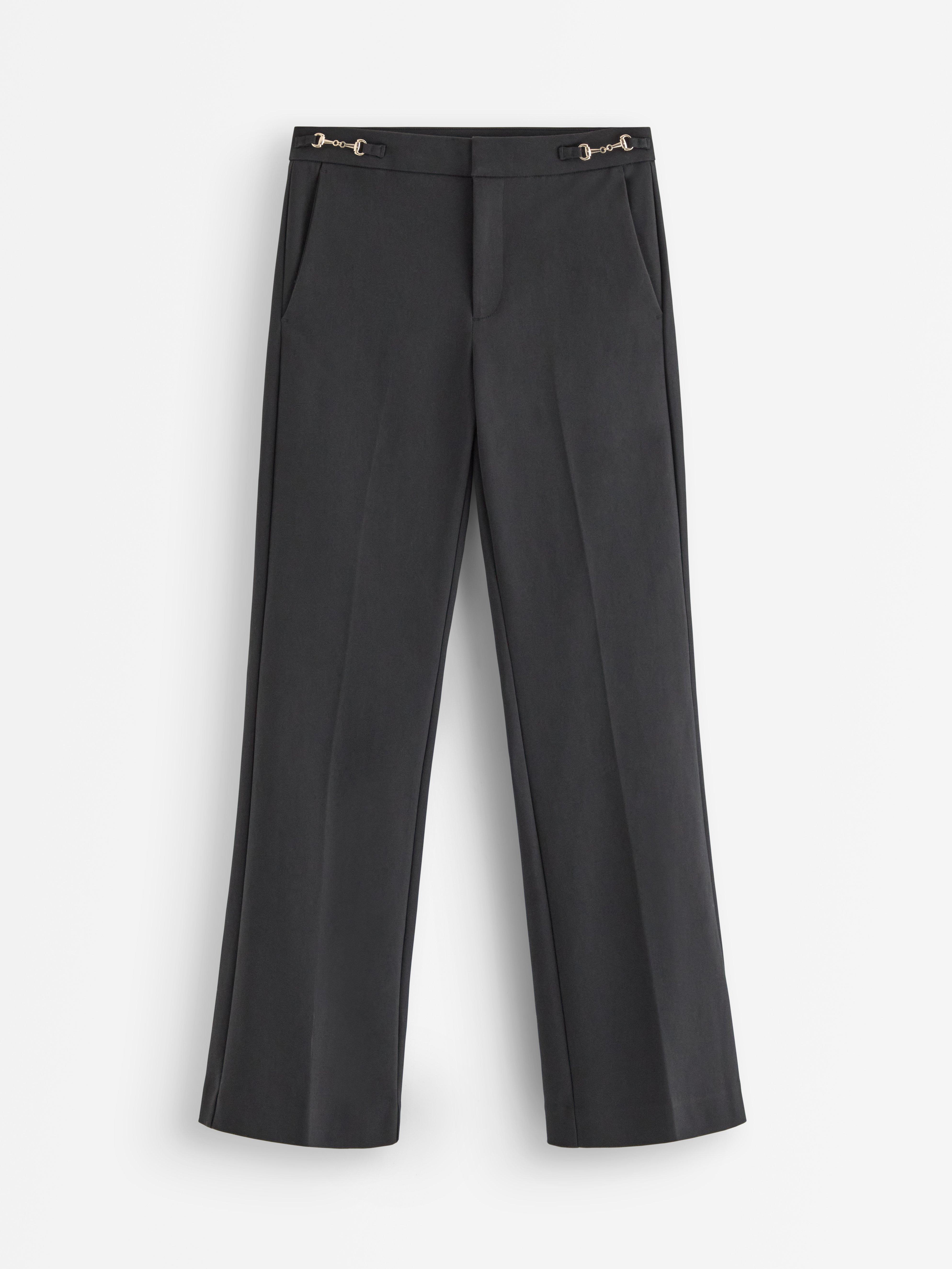 Trousers -  - Black
