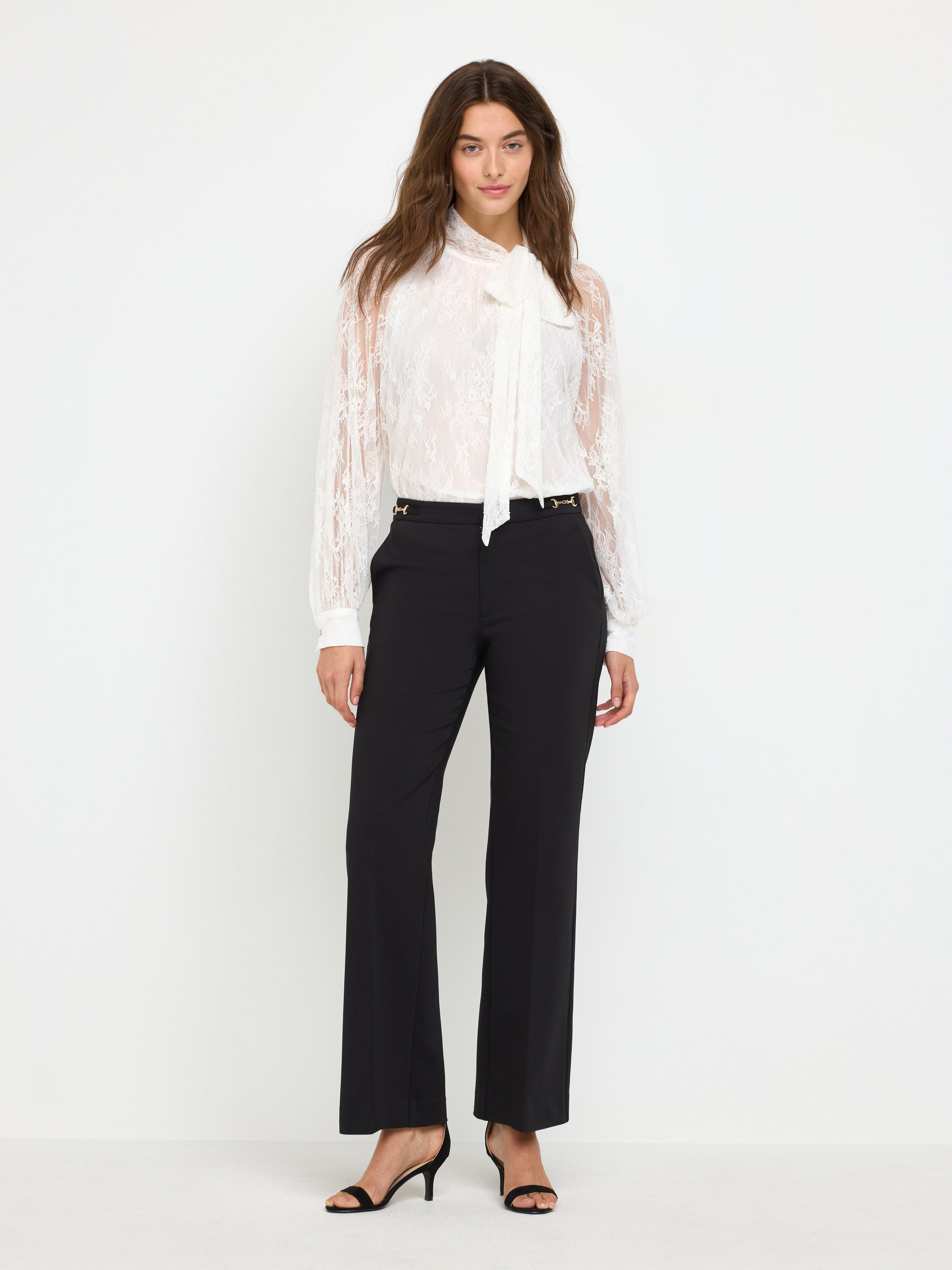 Trousers -  - Black