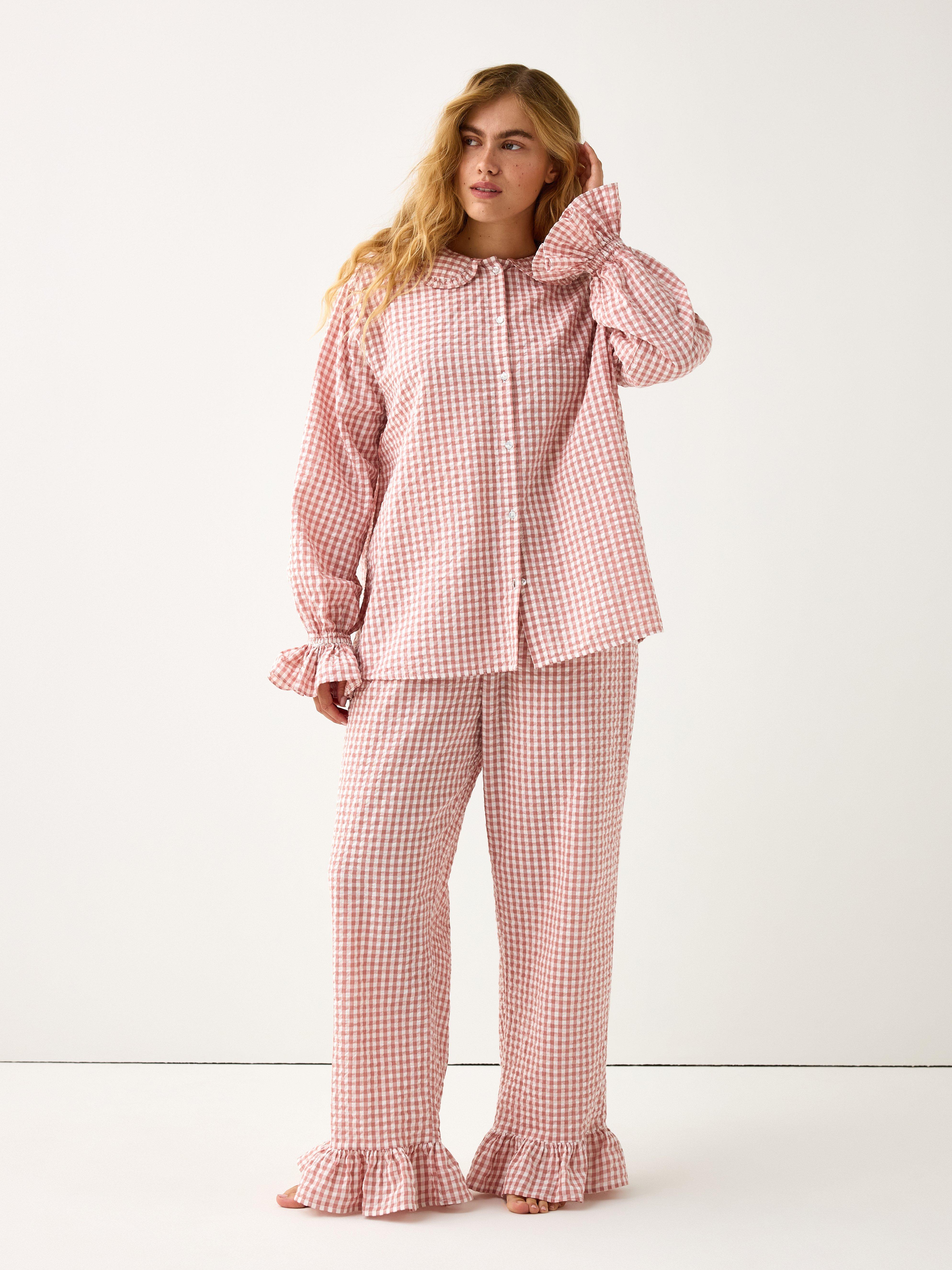 Pyjamasskjorte - Undertøy - Rosa