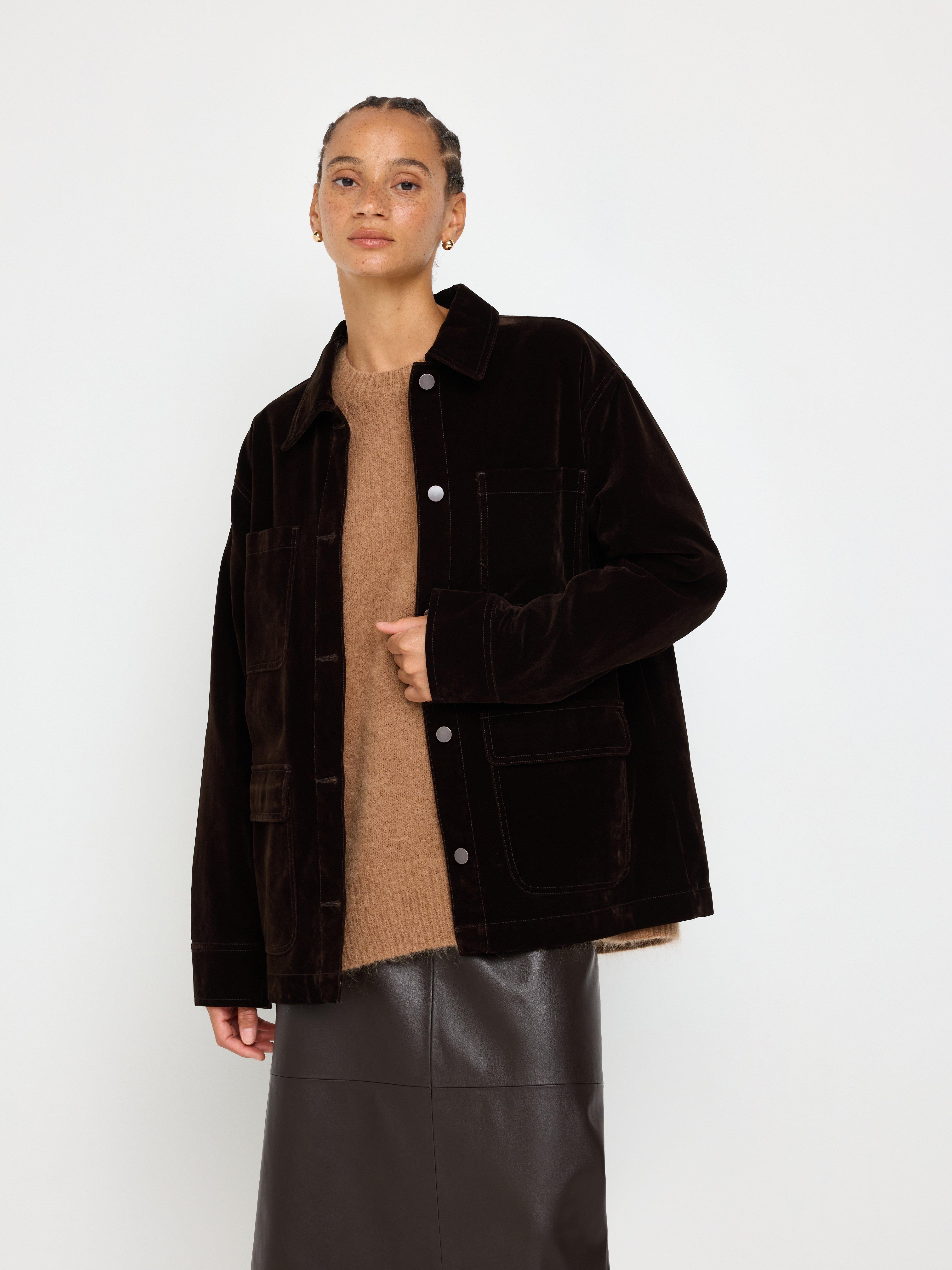 Jacket - Womens Wear - Brown