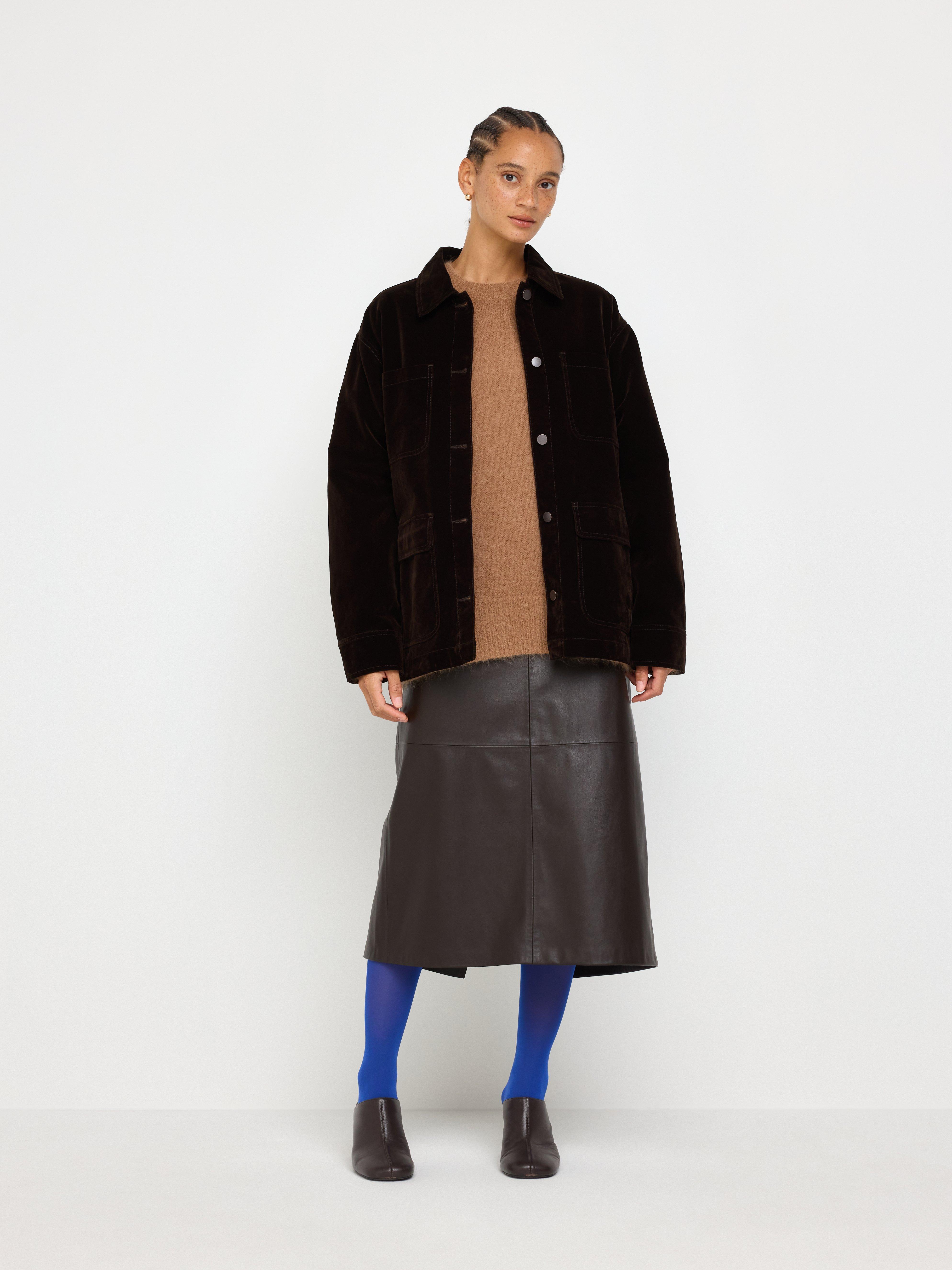 Jacket - Womens Wear - Brown