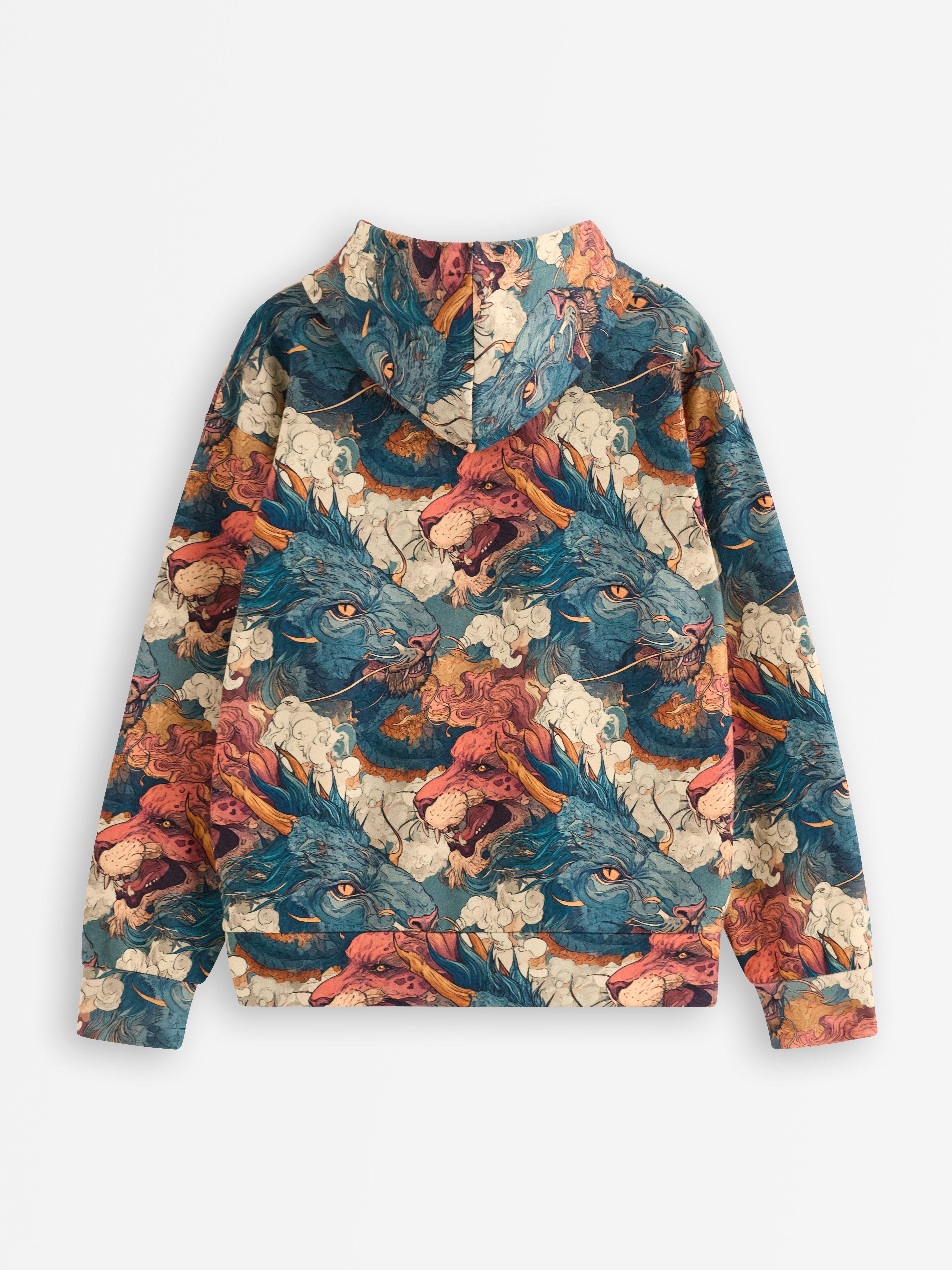 Hooded Sweatshirt -  - Turquoise