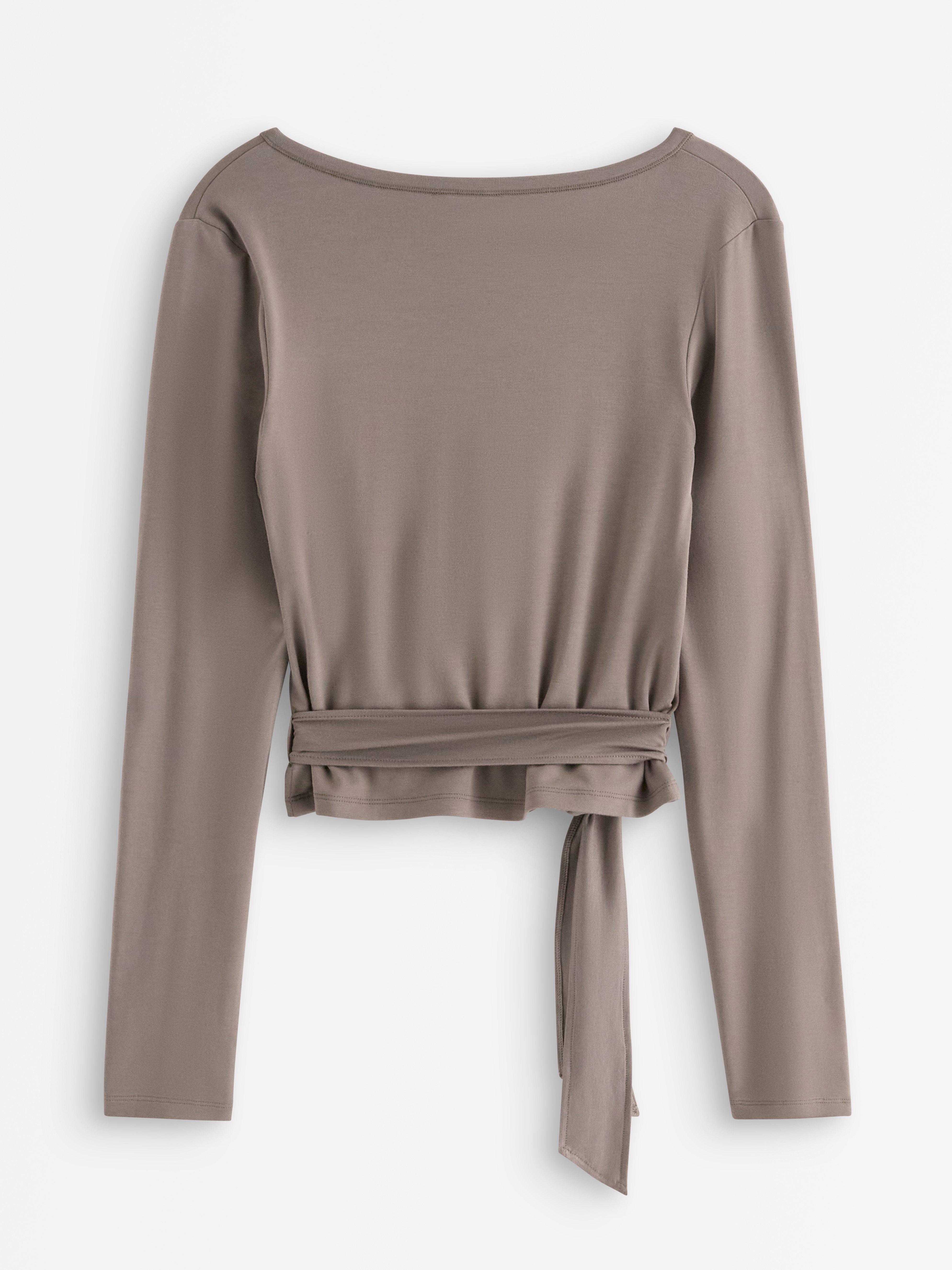 Slå om-top - Dame - Khaki