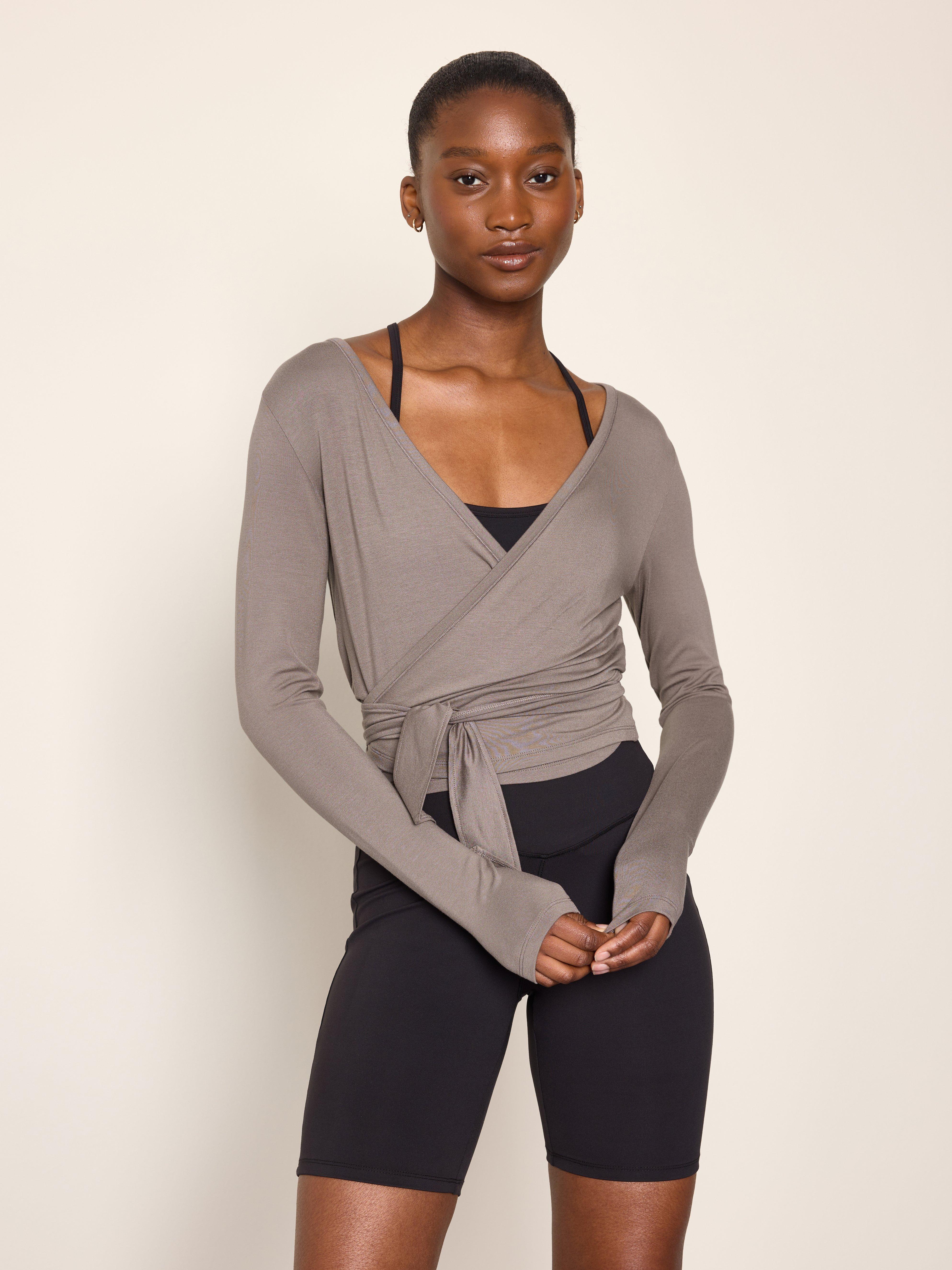 Wrap top - Womens Wear - Khaki