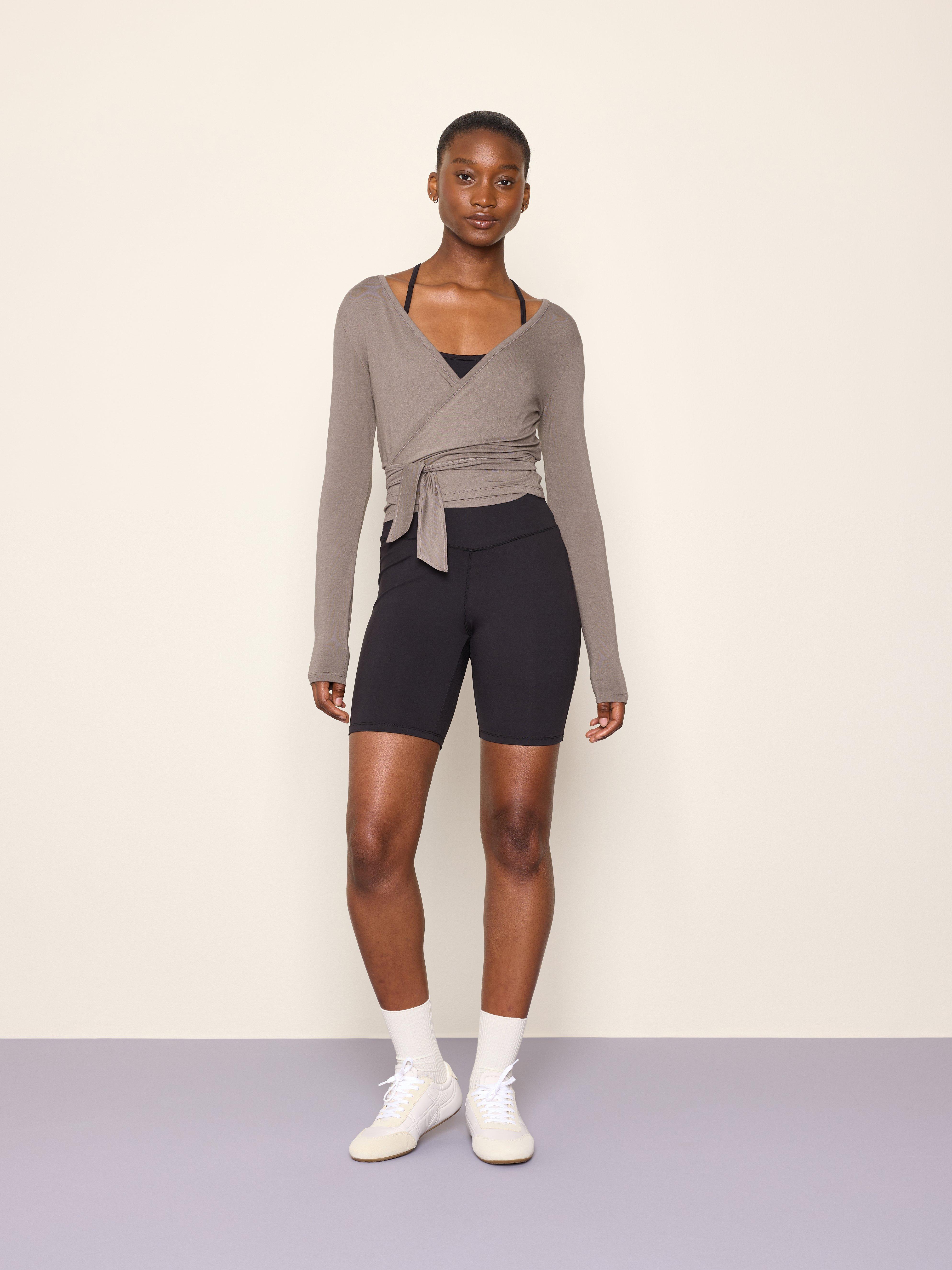 Slå om-top - Dame - Khaki