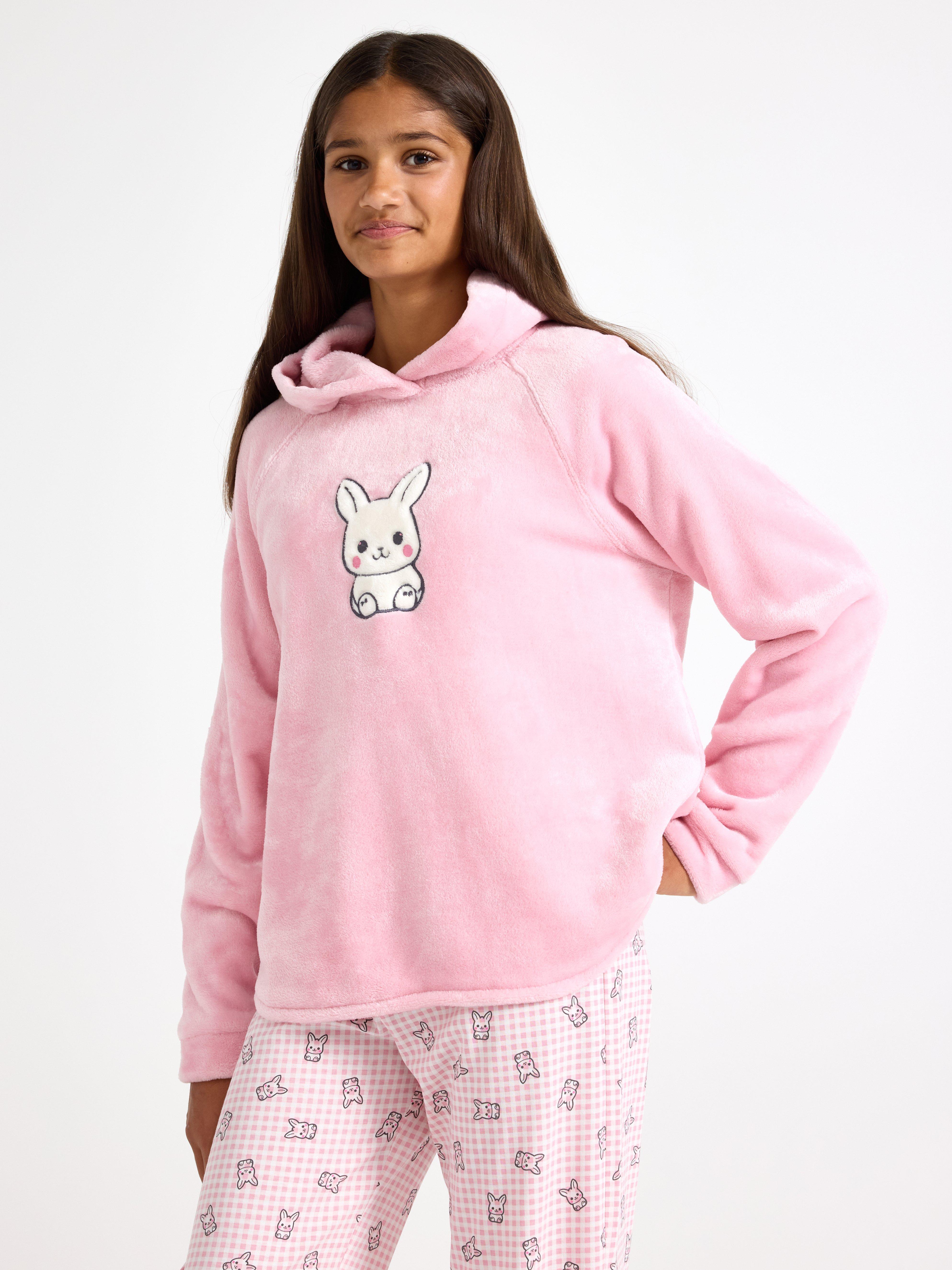 Hooded Sweatshirt -  - Pink