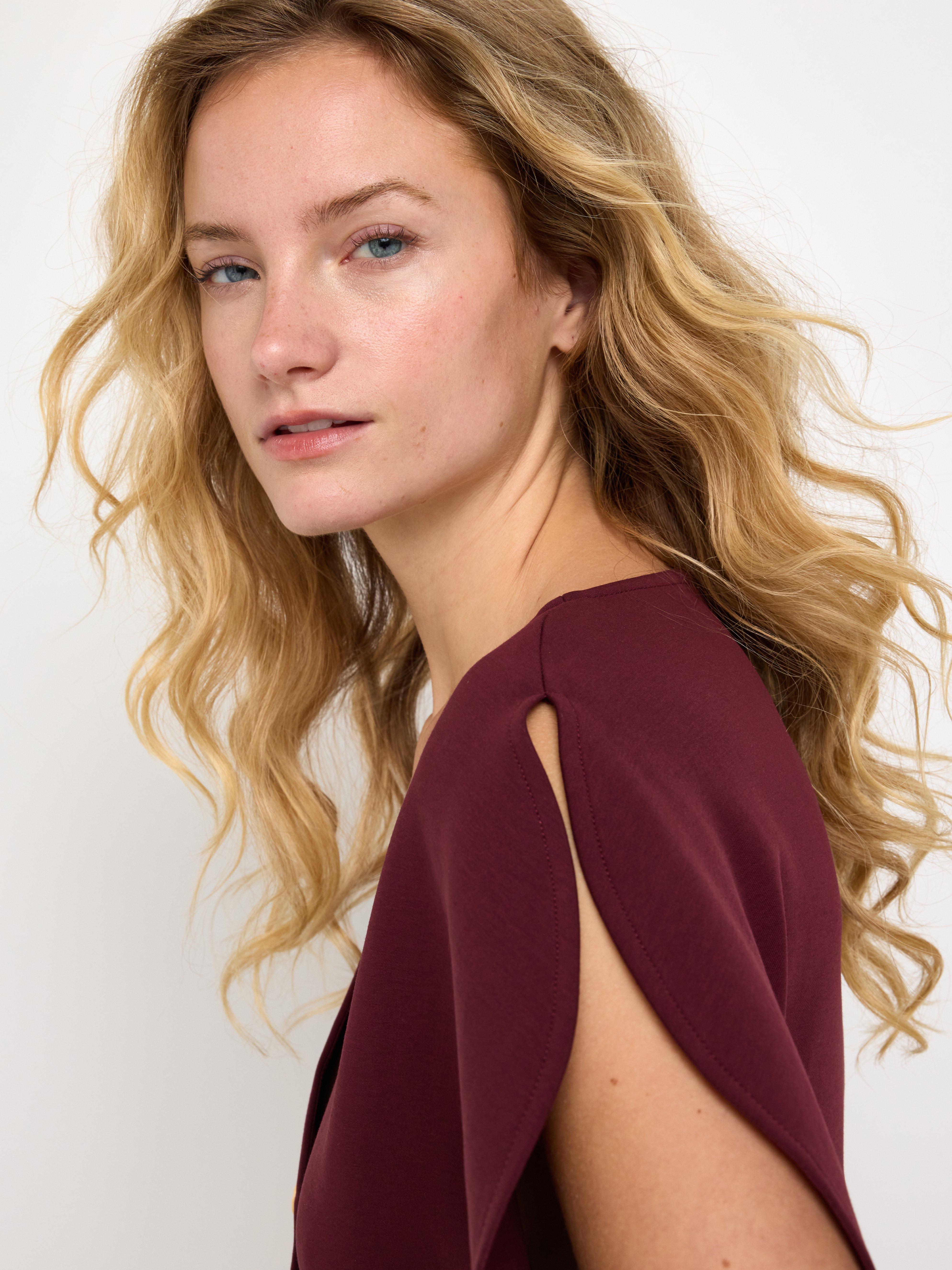 Top - Dame - Rød
