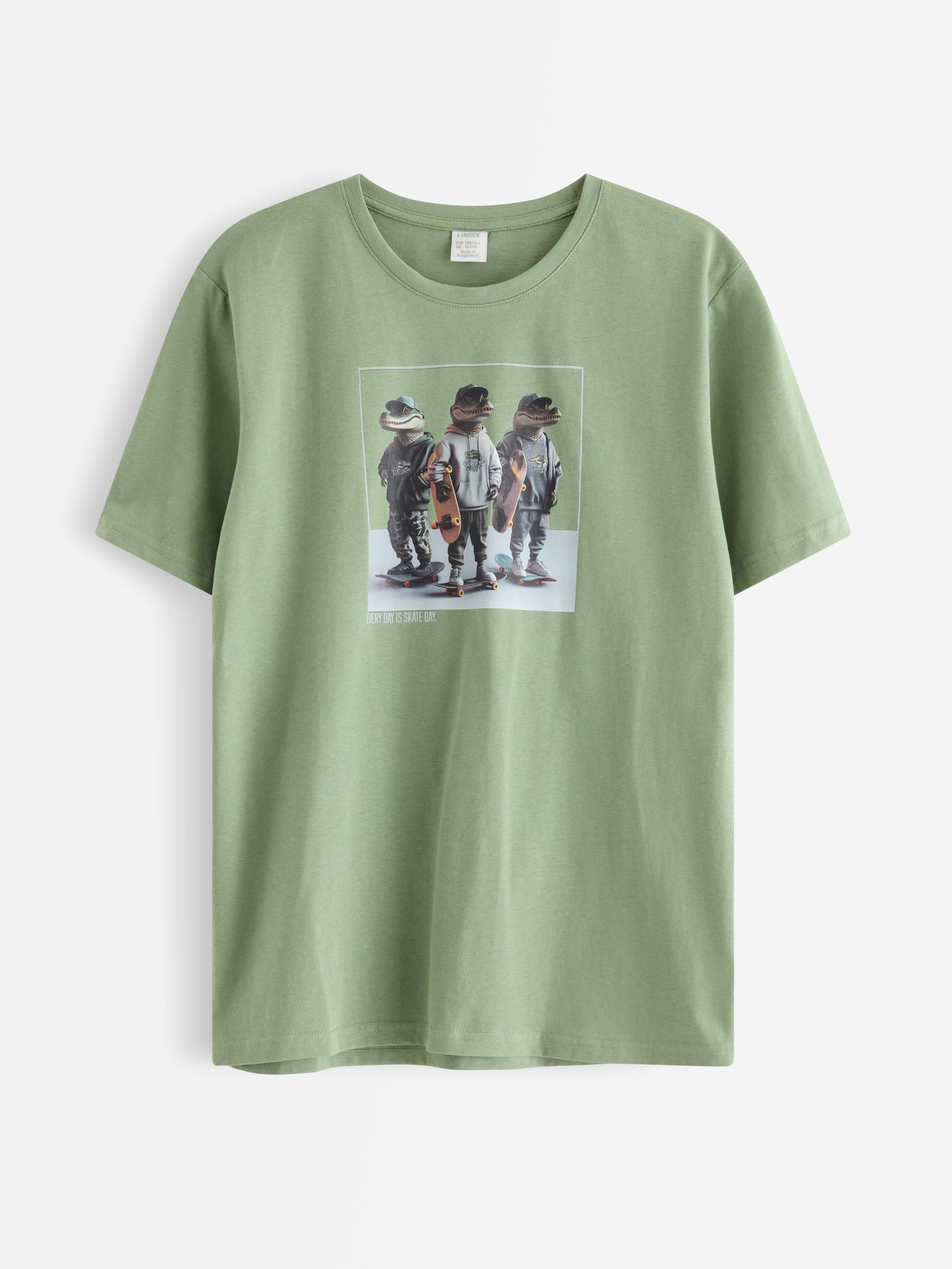 T-shirt -  - Khaki