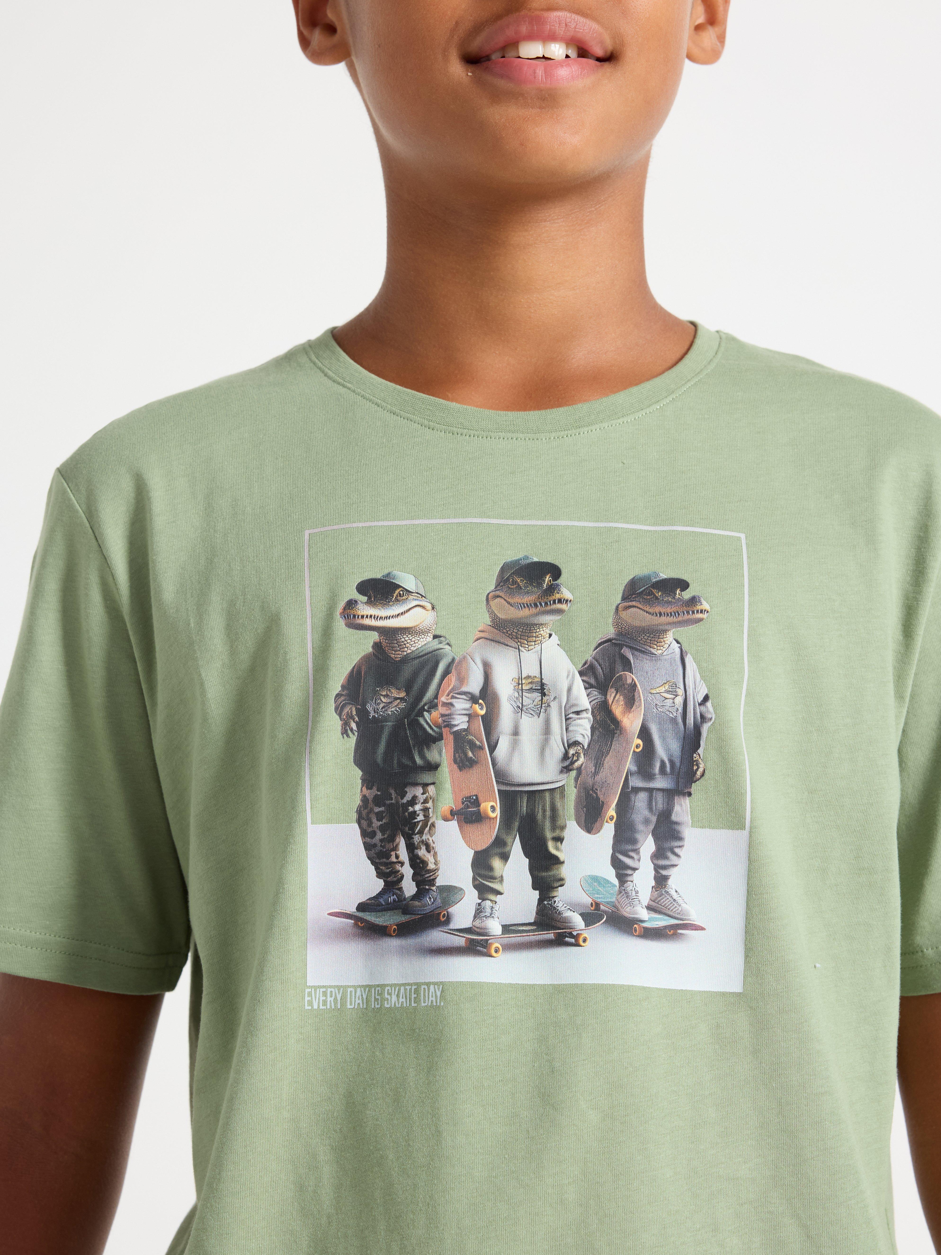 T-shirt -  - Khaki